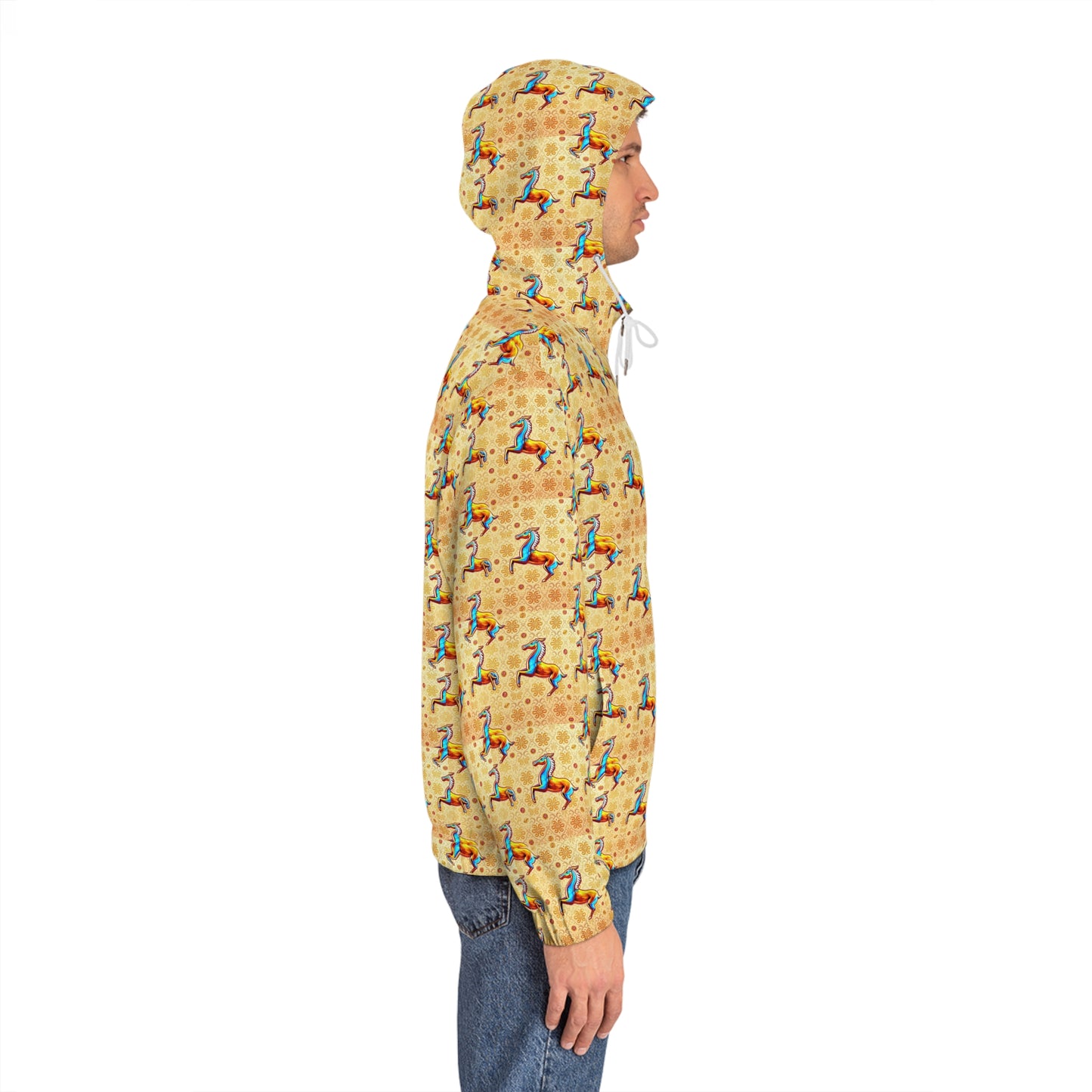 Full-Zip Hoodie (AOP), Virgo, Zodiac v2, Pattern