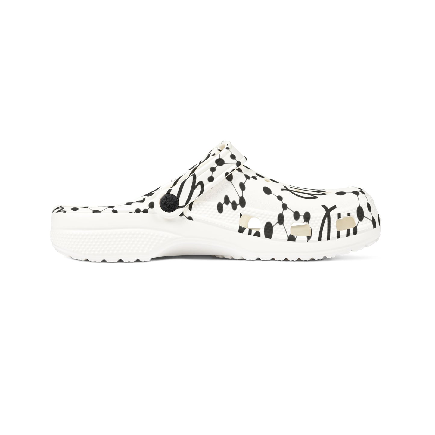 EVA Foam Rubber Shoes (AOP), Material 100% EVA, Virgo Zodiac Design