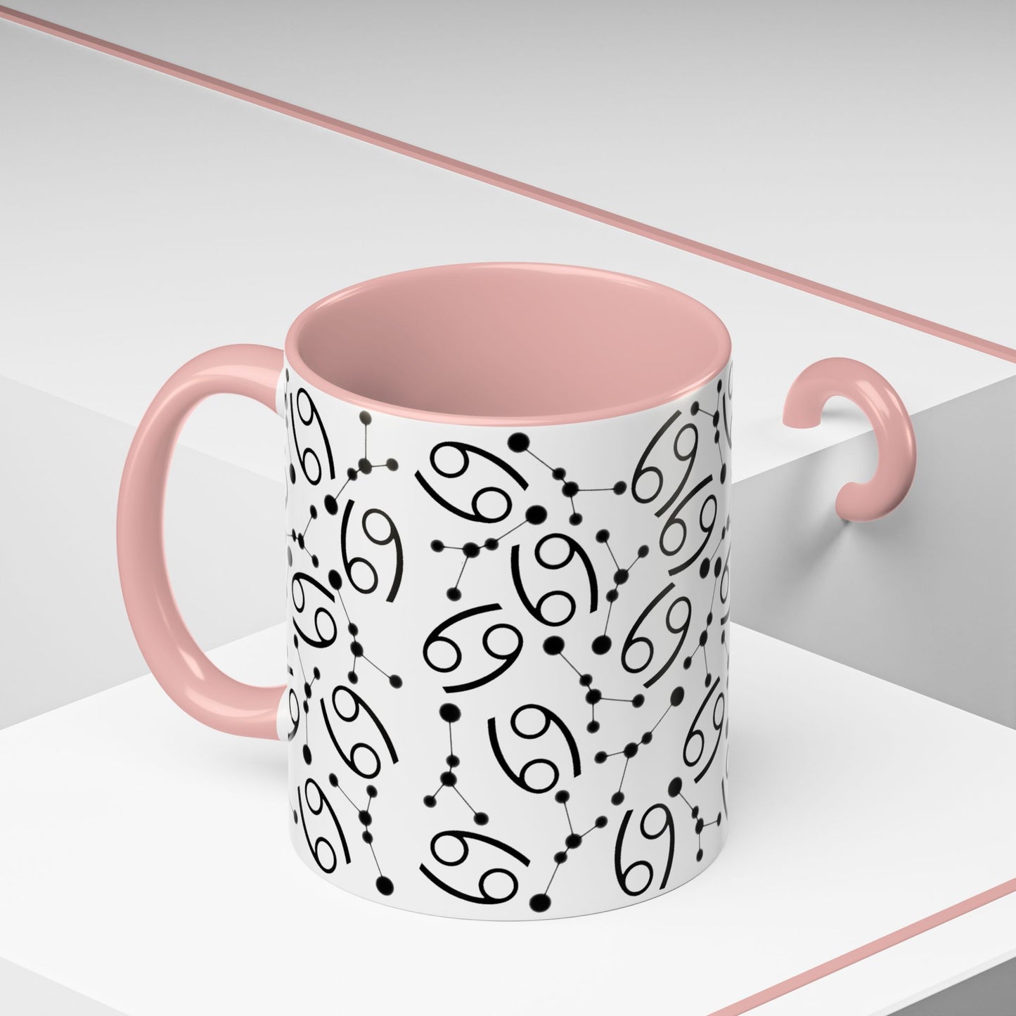 Accent Coffee Mug with the Cancer sign (11, 15oz)