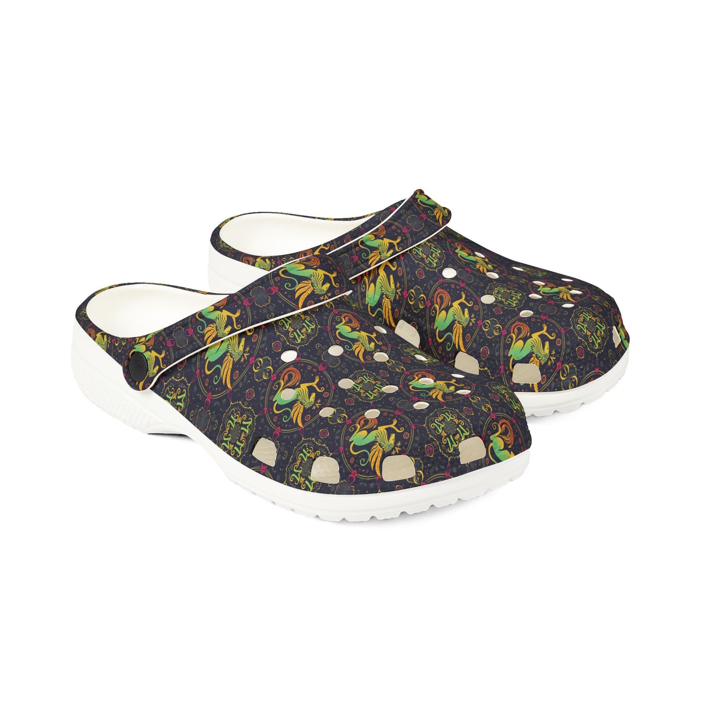 EVA Foam Rubber Shoes, (AOP), Virgo, Zodiac, Pattern