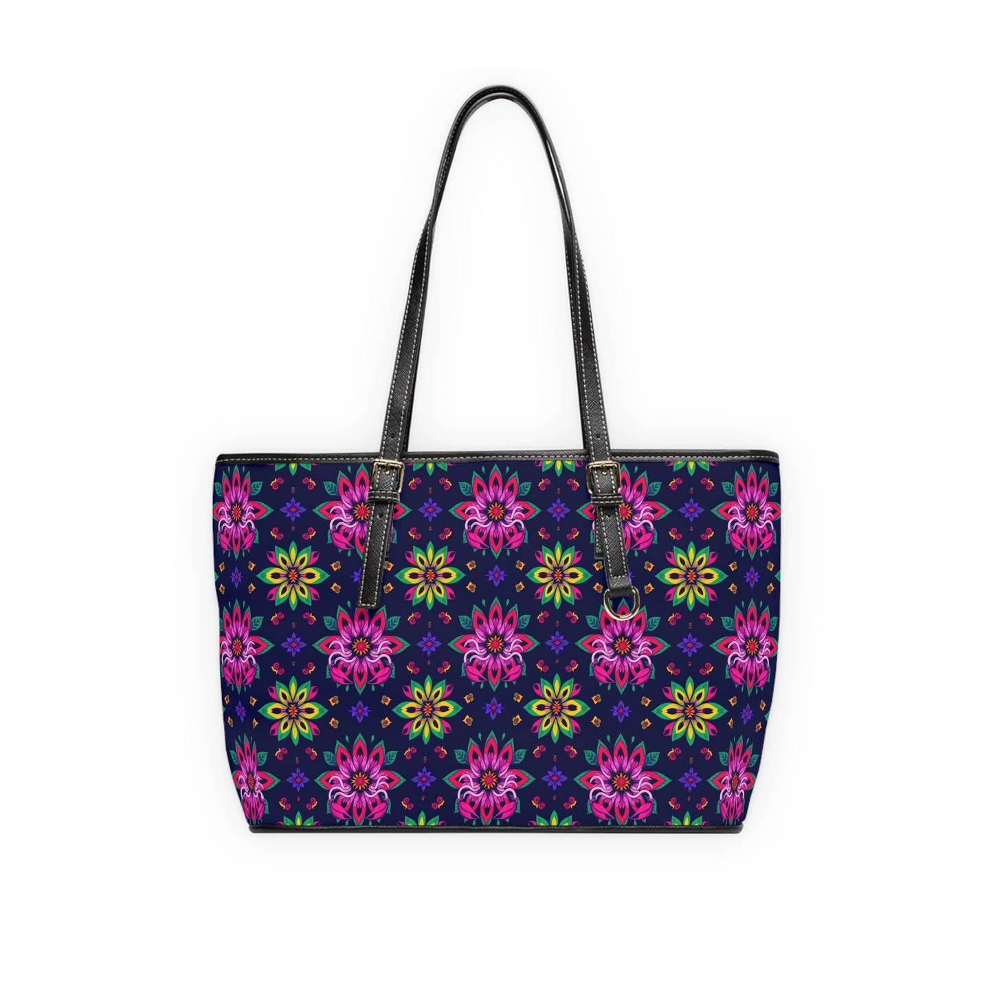 Leather Shoulder Bag, Scorpio, Zodiac, Flower Pattern