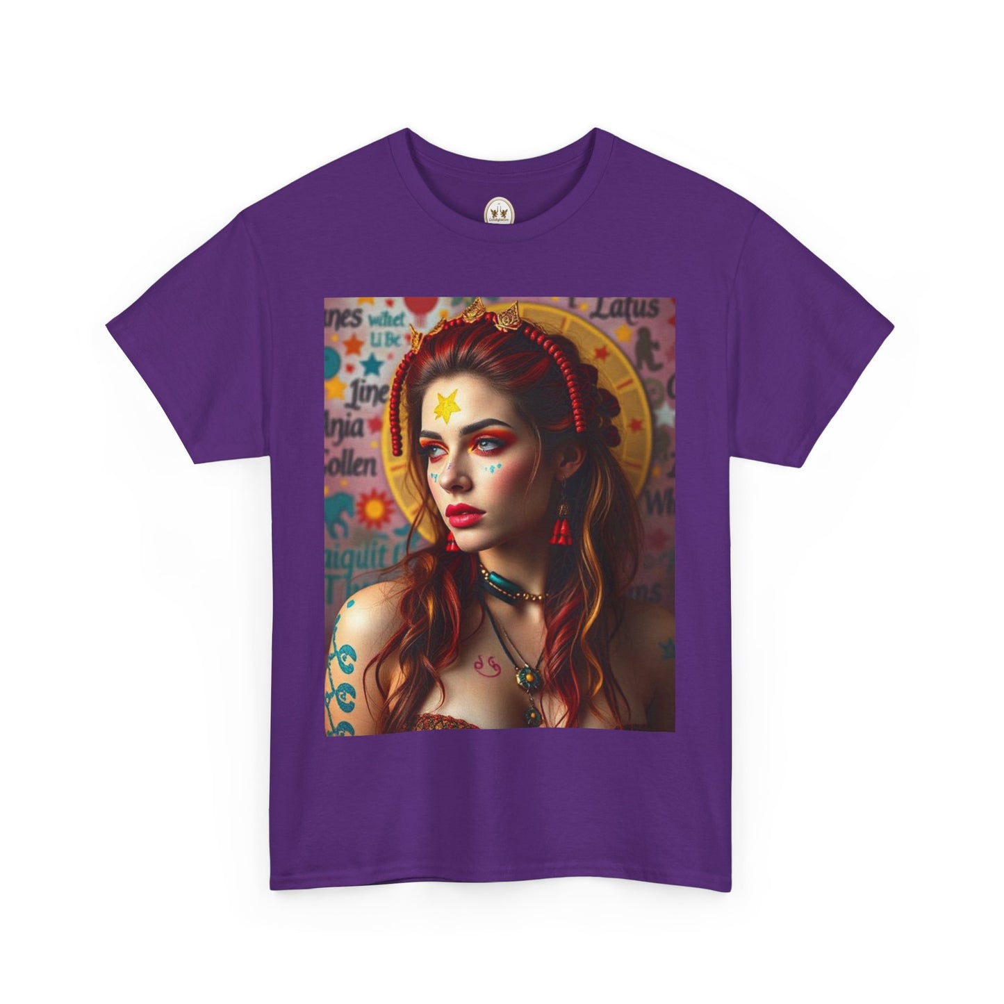 Unisex Heavy Cotton T-Shirt, Sagittarius, Zodiac, Sexy Art