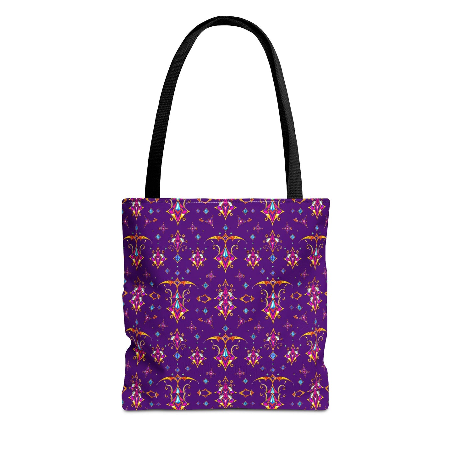 Tote Bag (AOP), Sagittarius, Zodiac, Jewel Pattern