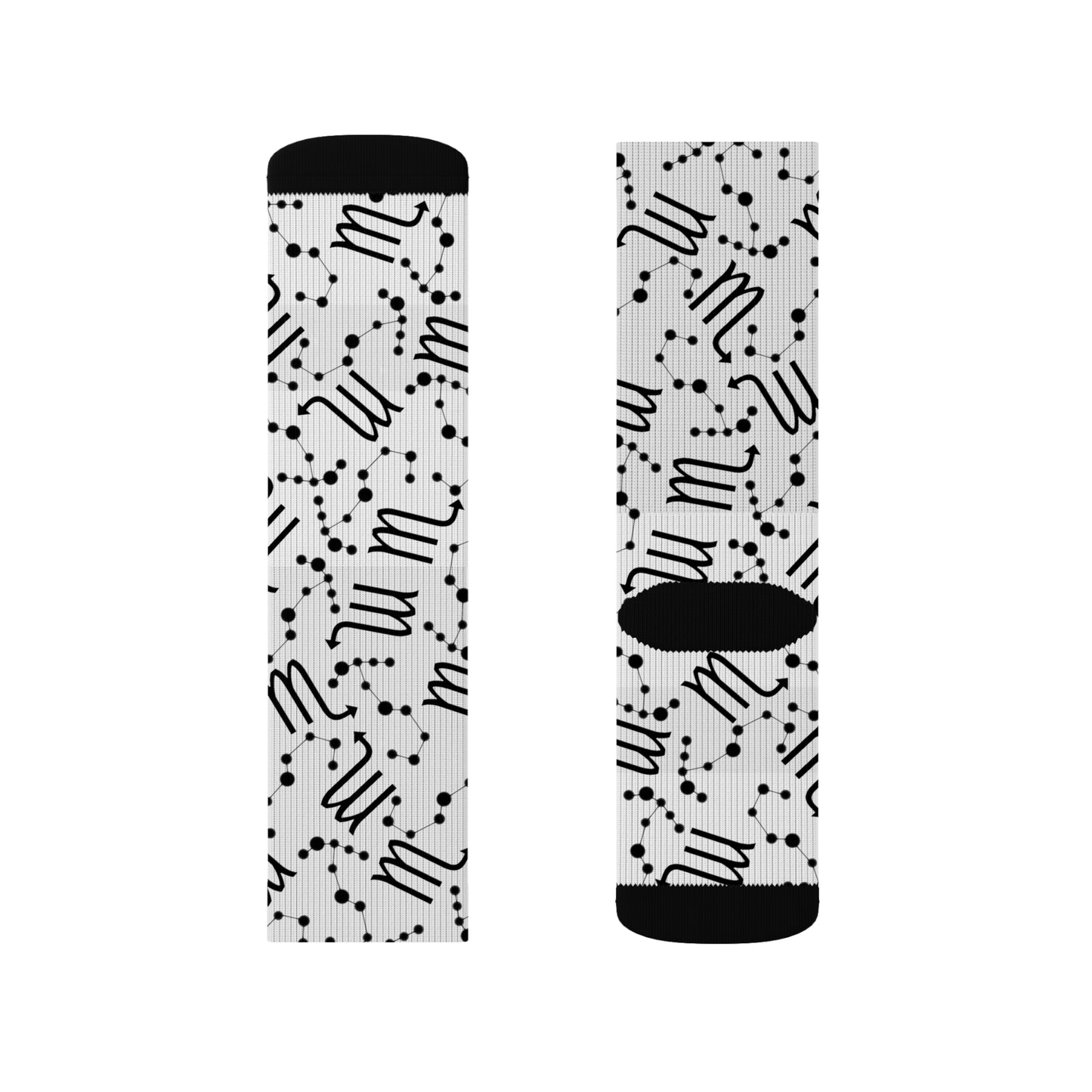 Zodiac Sublimation Socks Scorpio Zodiac sign