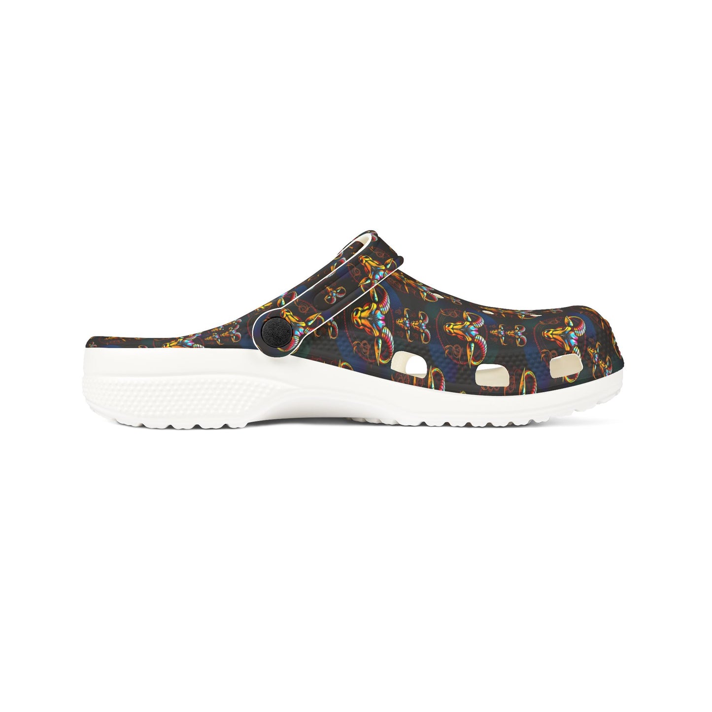 EVA Foam Rubber Shoes, (AOP), Taurus, Zodiac v2, Pattern
