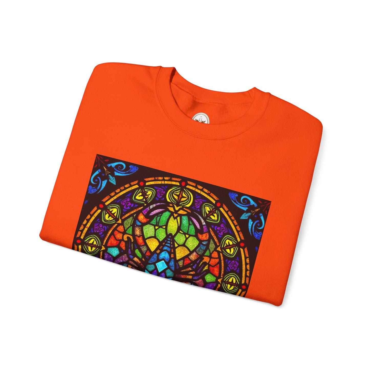 Unisex Heavy Blend™ Crewneck Sweatshirt, Glass 1, Scorpio Zodiac Design