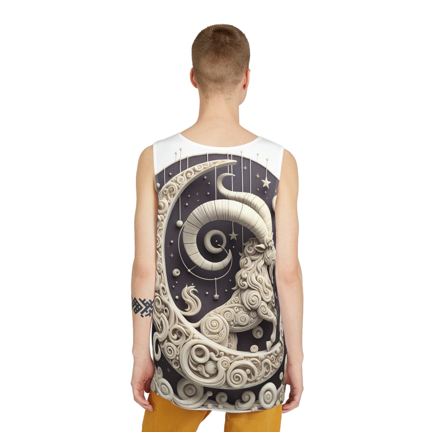 Men's Tank (AOP), Regular fit, Capricorn Zodiac Sign