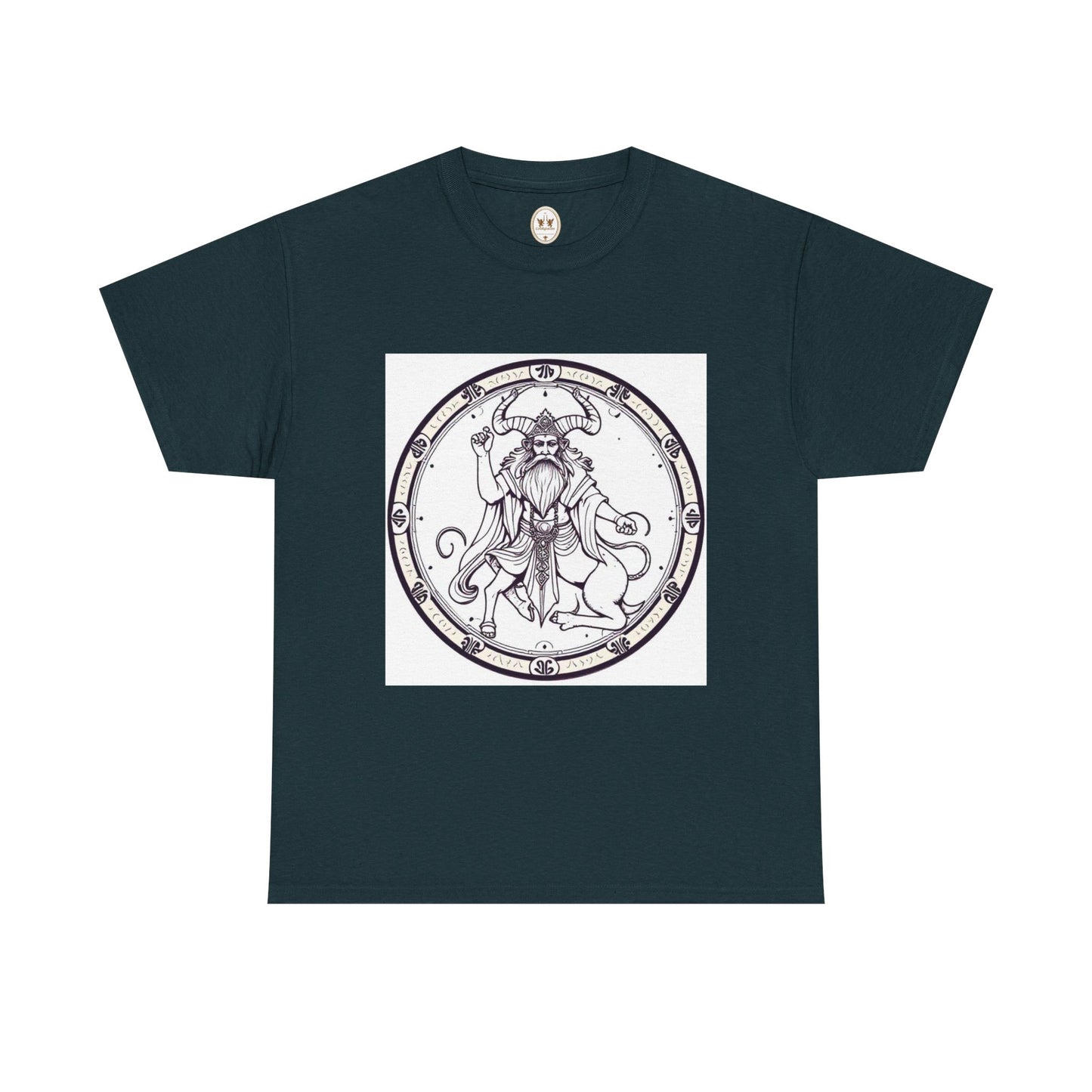 Unisex Heavy Cotton T-Shirt, Bull Centaur, Taurus Zodiac Design