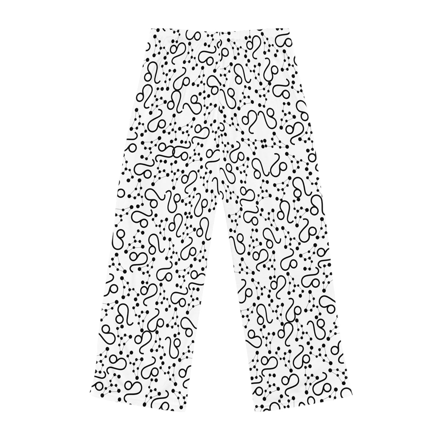 Women's Zodiac Pajama Pants (AOP) Leo Zodiac Sign