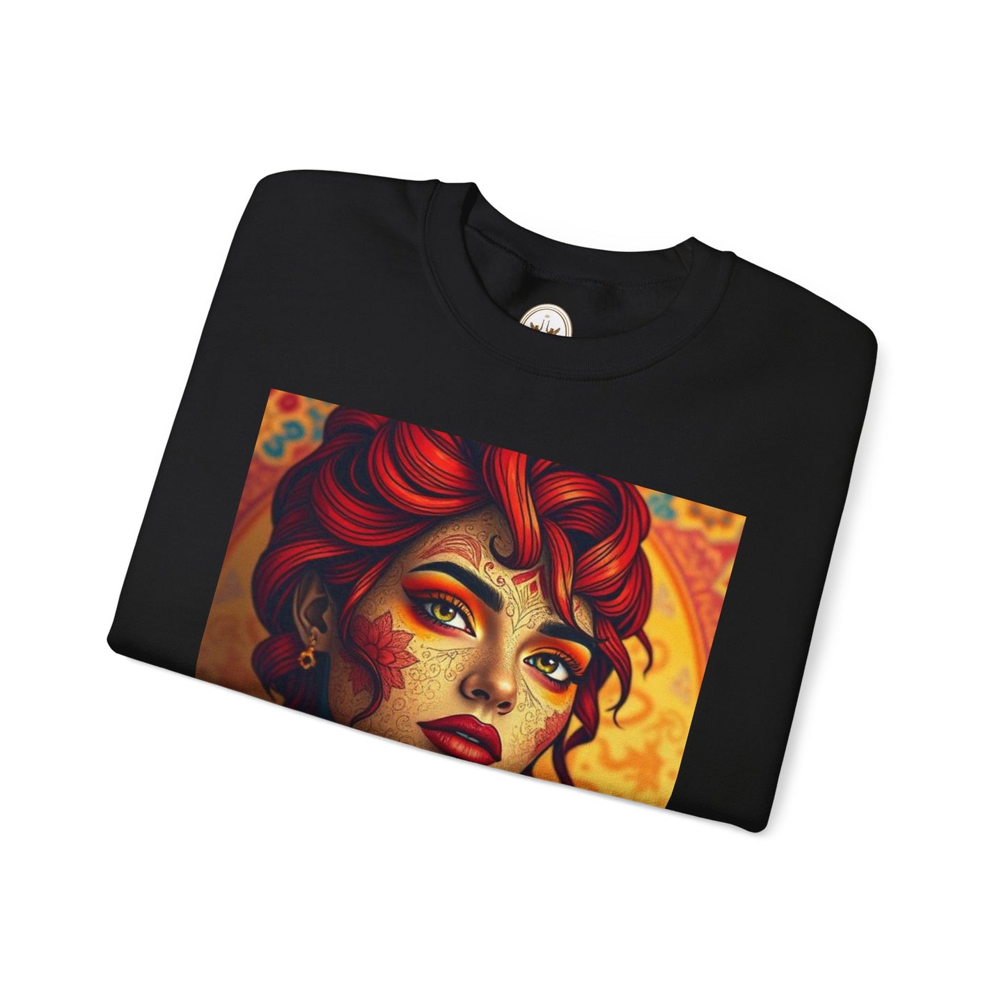 Unisex Heavy Blend™ Crewneck Sweatshirt, Aquarius, Zodiac v2, Sexy Pattern