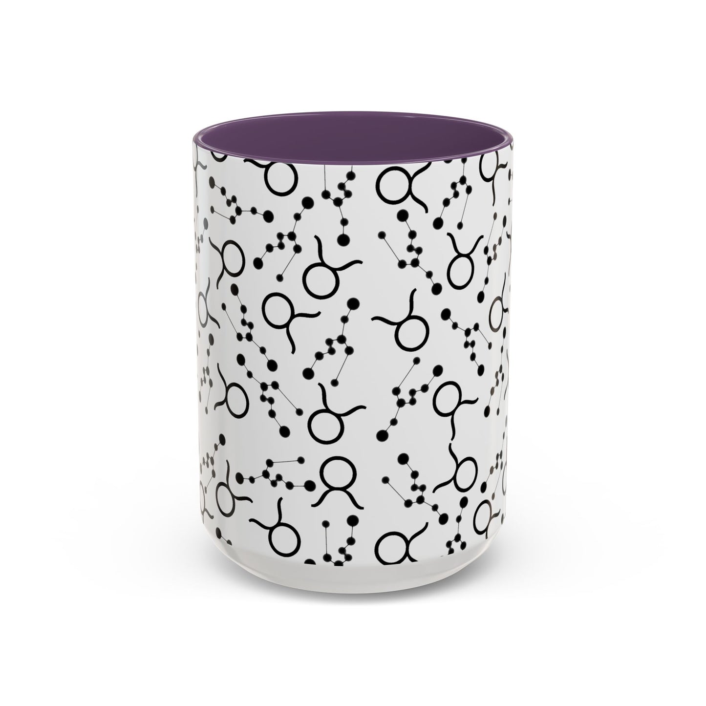 Accent Coffee Mug with the Taurus Zodiac sign (11, 15oz)