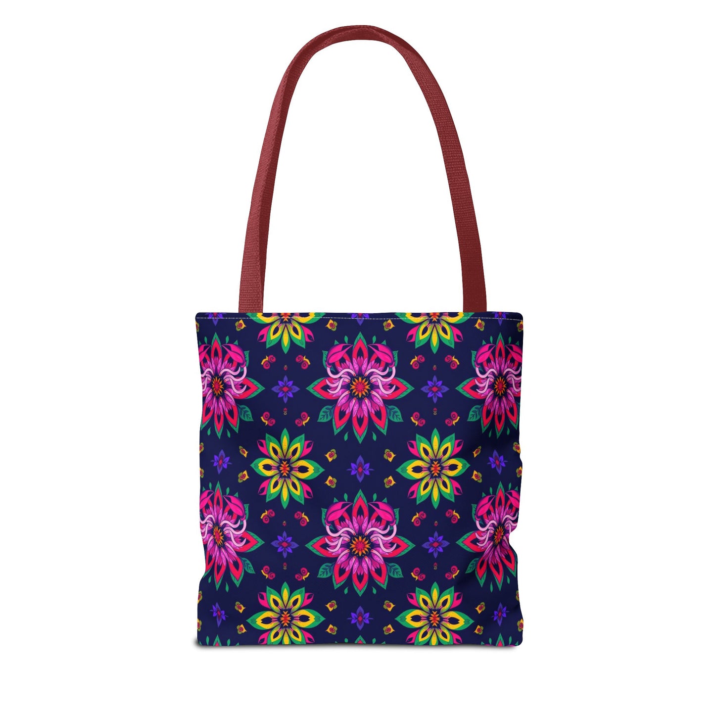 Tote Bag (AOP), Scorpio, Zodiac v2, Flower Pattern
