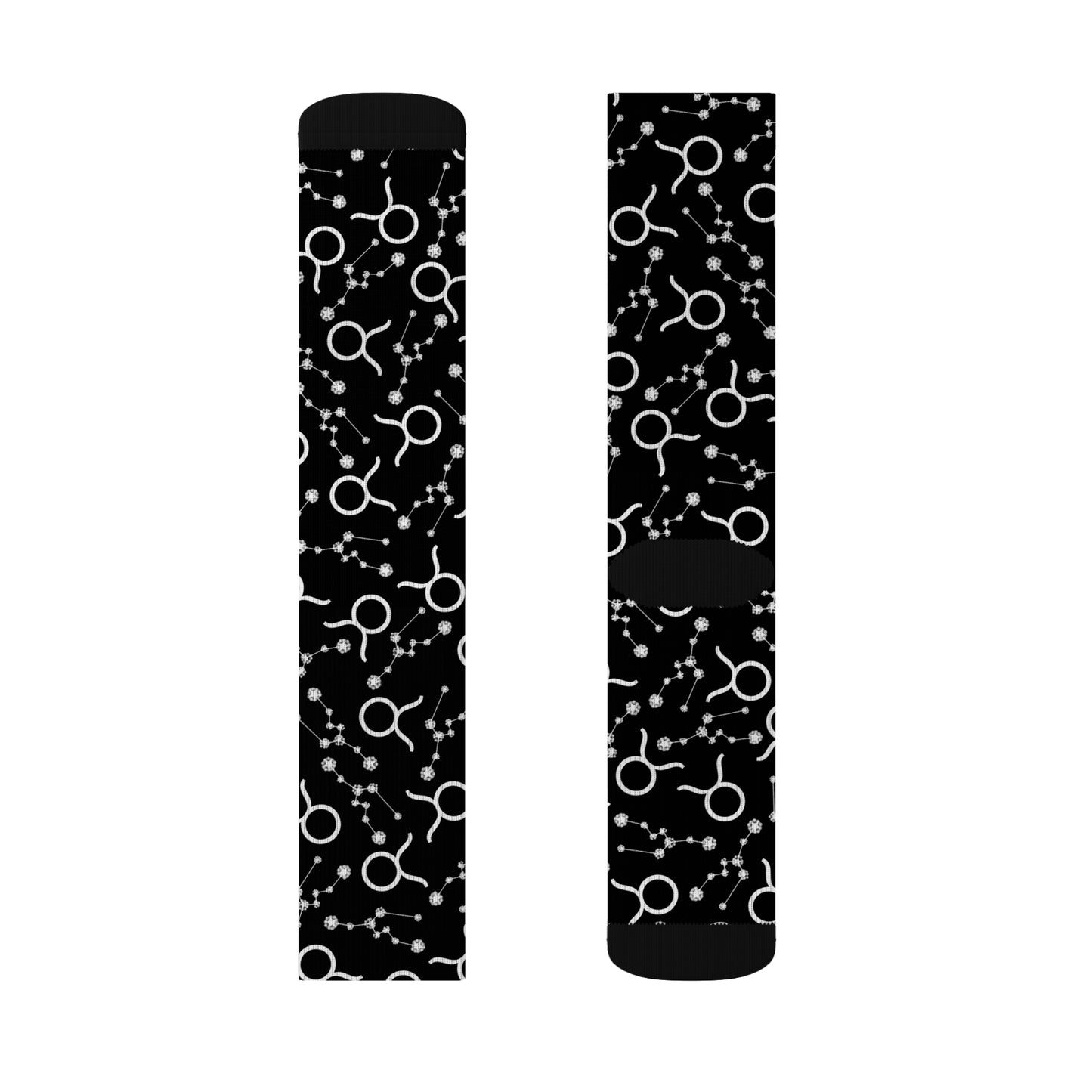 Zodiac Sublimation Socks Taurus Zodiac sign