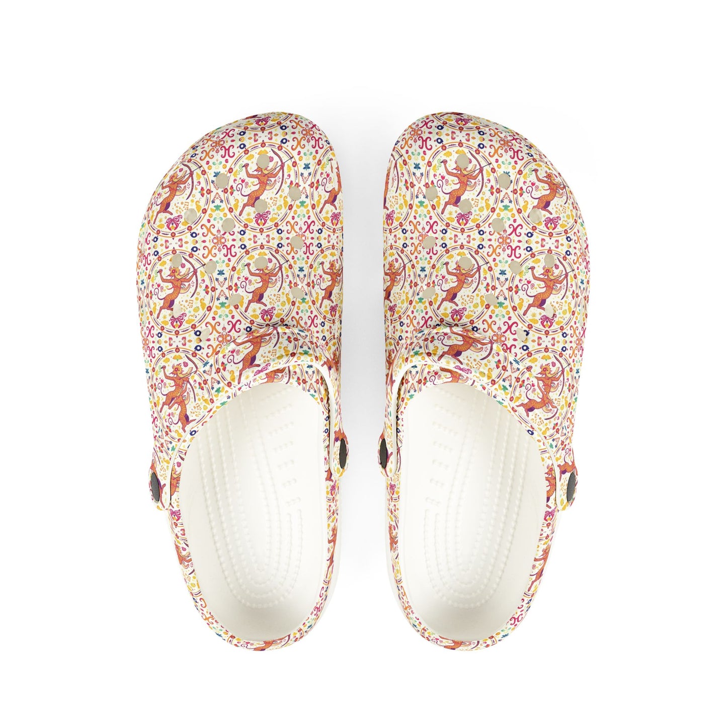 EVA Foam Rubber Shoes, (AOP), Sagittarius, Zodiac v4, Pattern