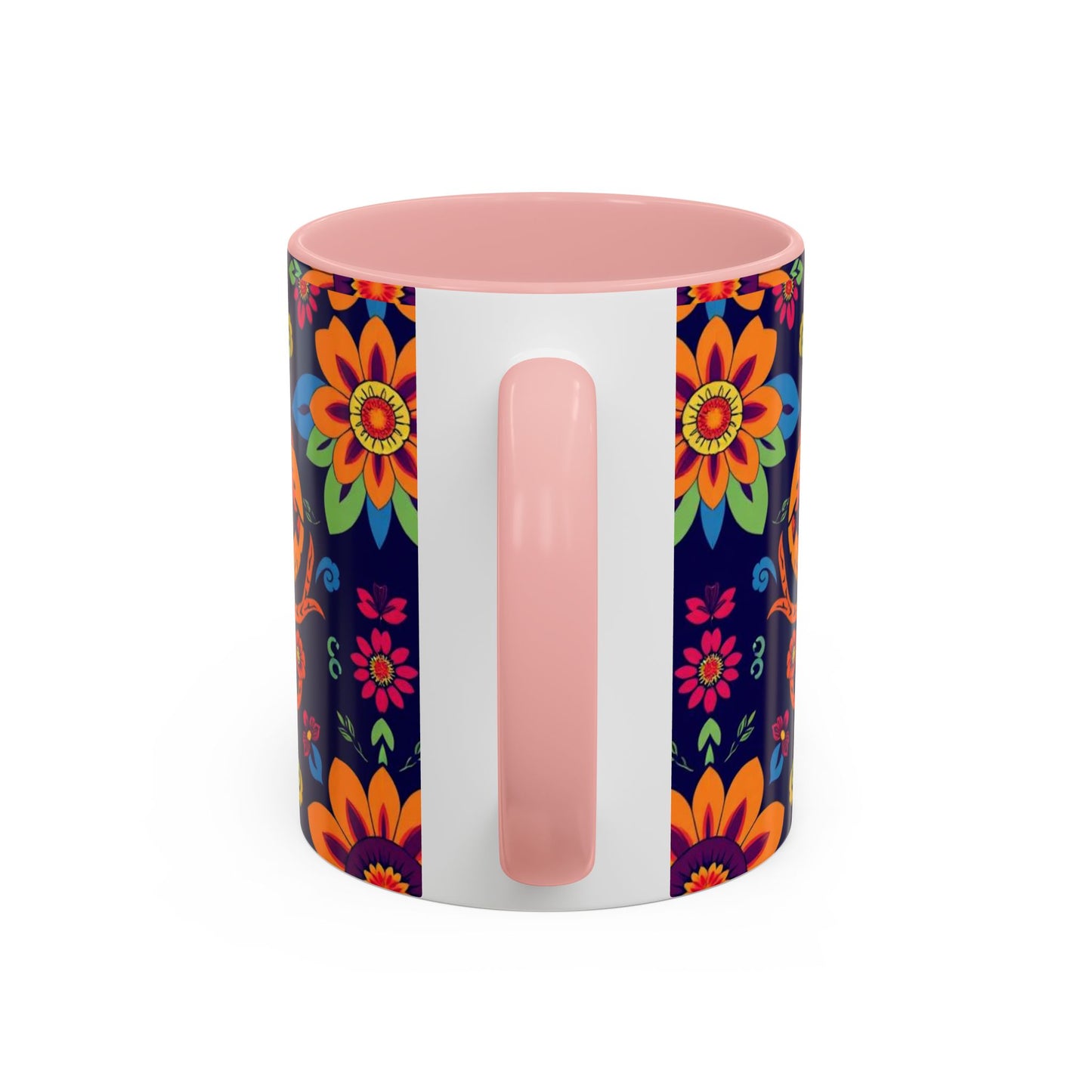 Accent Coffee Mug, Cancer, Zodiac, Flower Pattern, (11, 15oz)