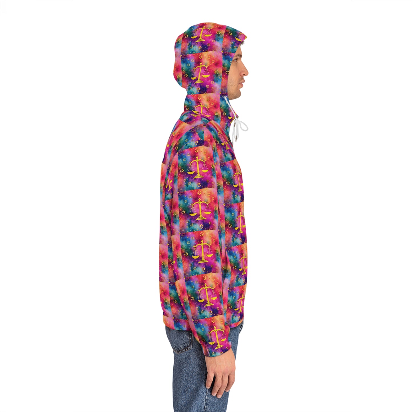 Full-Zip Hoodie (AOP), Libra, Zodiac v4, Pattern