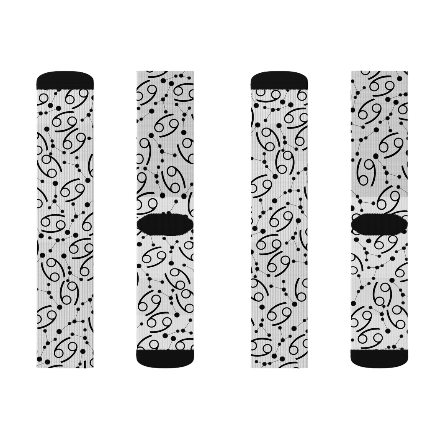Zodiac Sublimation Socks Cancer Zodiac sign