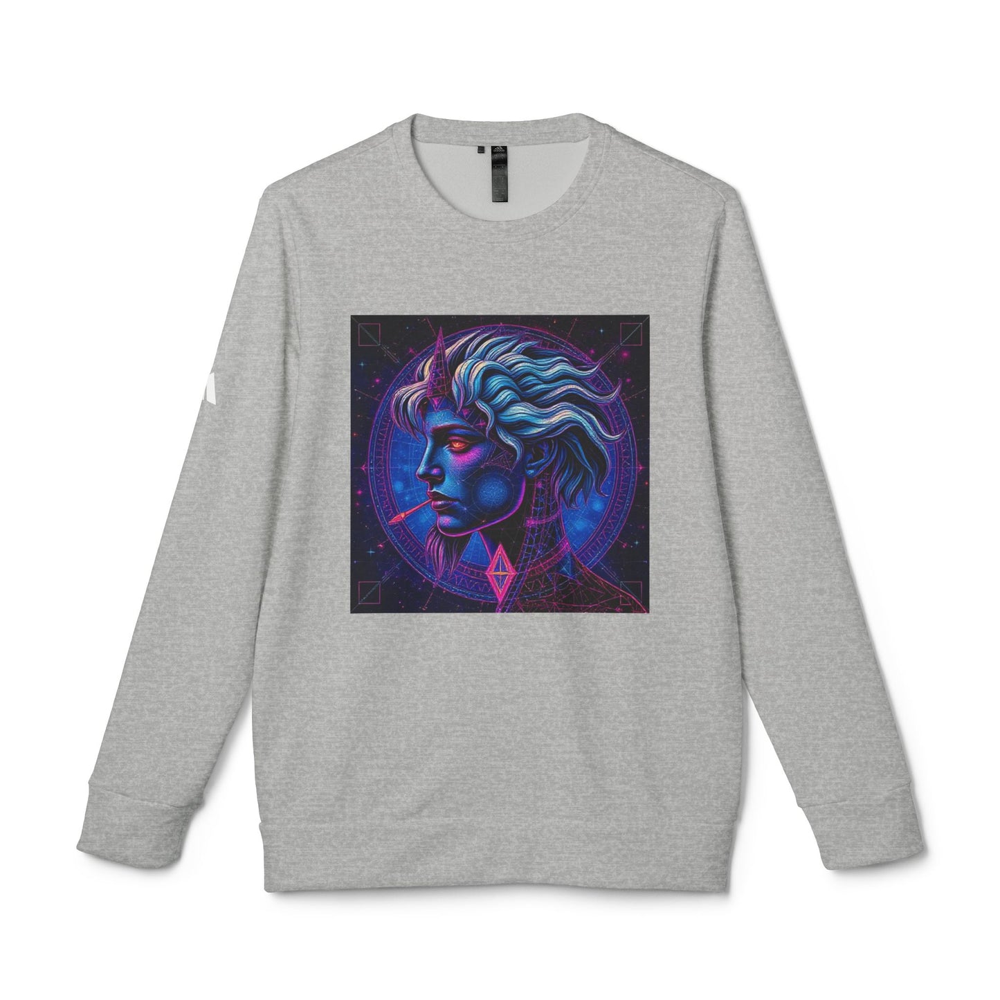 Adidas, Unisex Fleece Crewneck Sweatshirt, Gemini, Pop Art v1, Zodiac