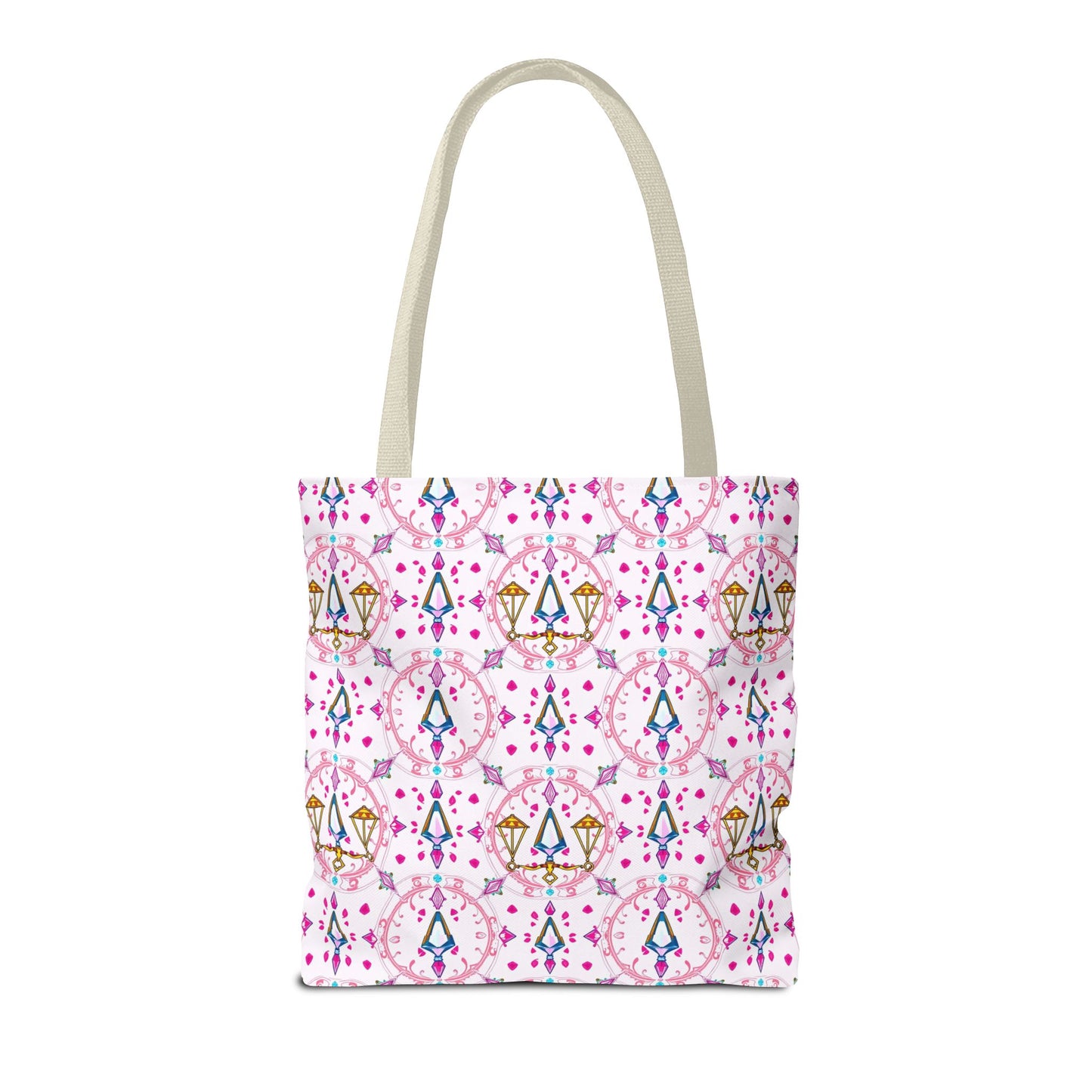Tote Bag (AOP), Libra, Zodiac, Jewel Pattern