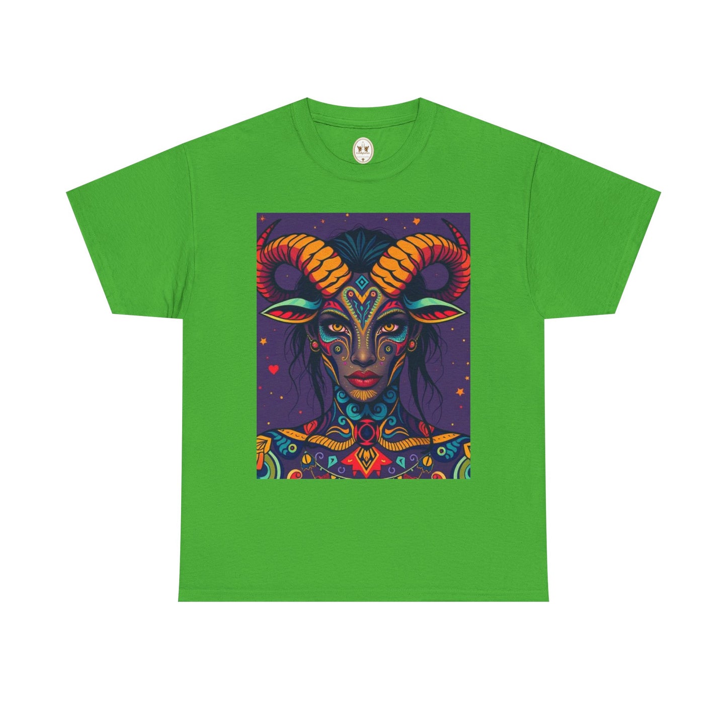 Unisex Heavy Cotton T-Shirt, Taurus, Zodiac v3, Sexy Art