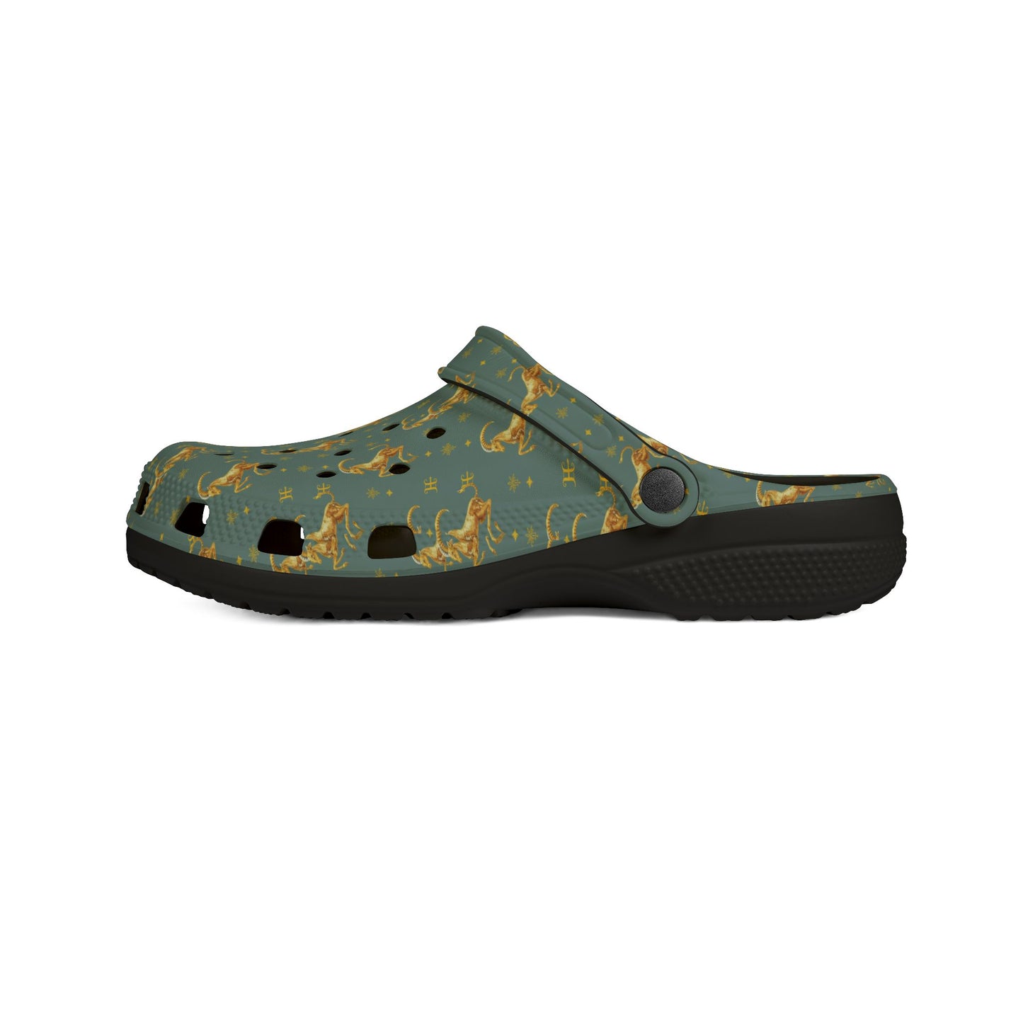 EVA Foam Rubber Shoes, (AOP), Capricorn, Zodiac v1, Pattern