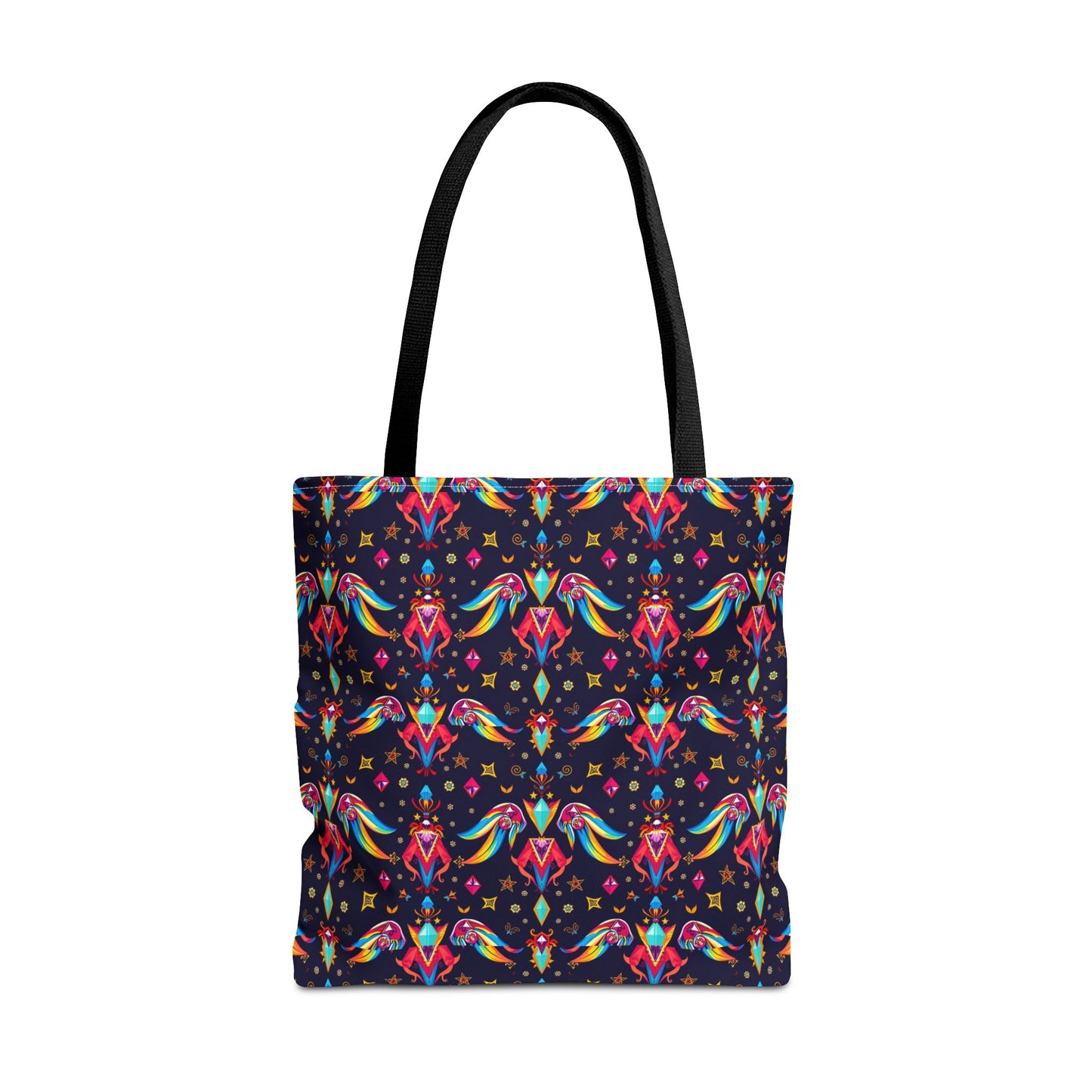Tote Bag (AOP), Virgo, Zodiac v1, Jewel Pattern