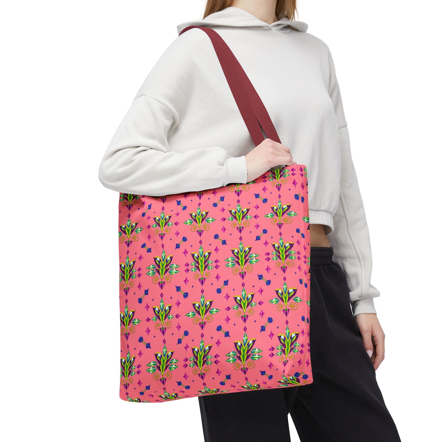 Tote Bag (AOP), Aquarius, Zodiac, Jewel Pattern