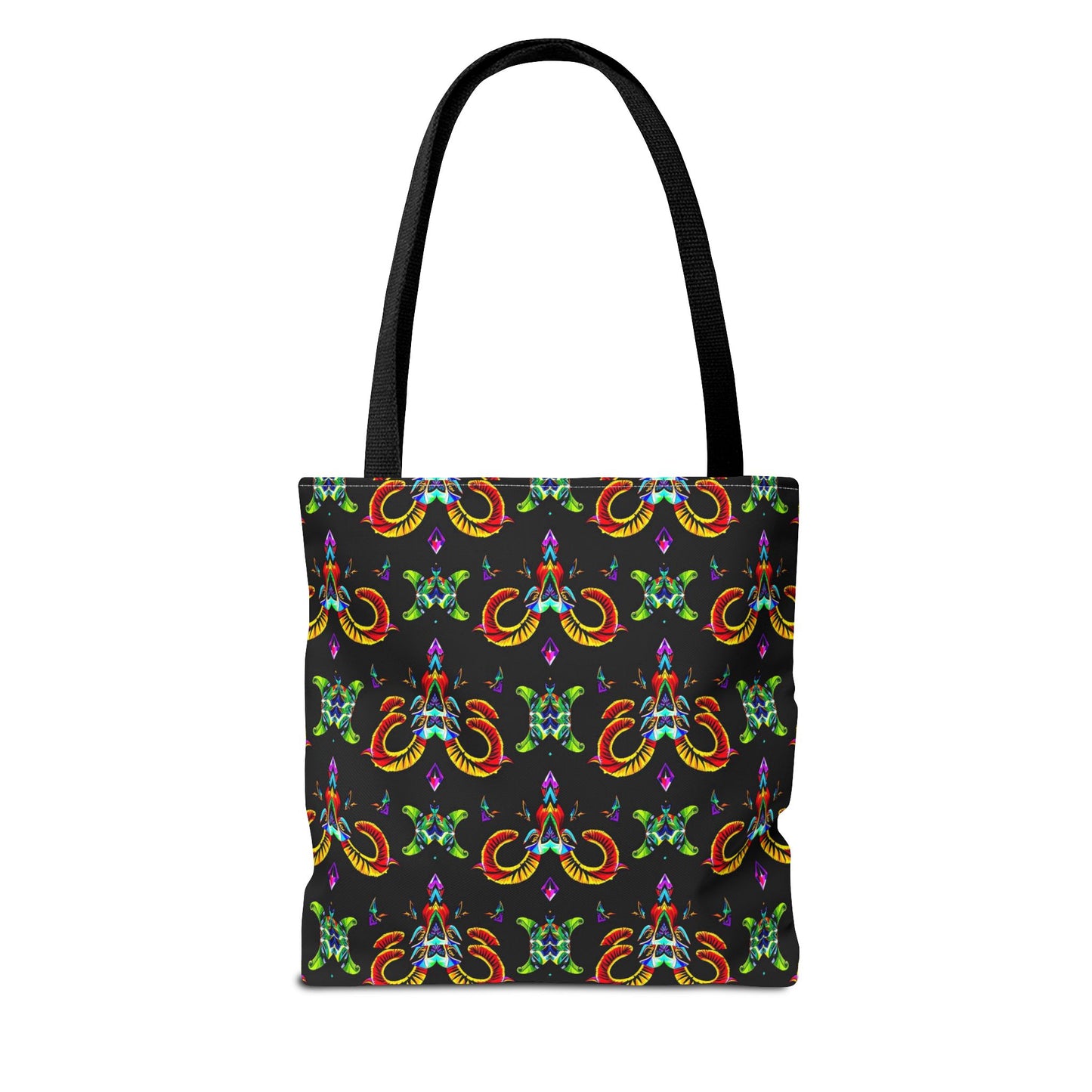 Tote Bag (AOP), Aries, Zodiac, Jewel Pattern