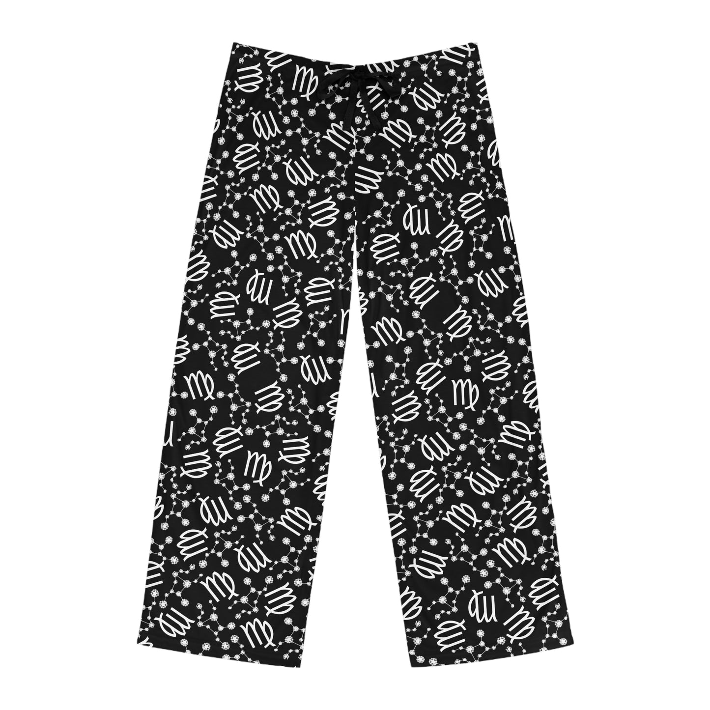 Men's Zodiac Pajama Pants (AOP) Virgo Zodiac Sign
