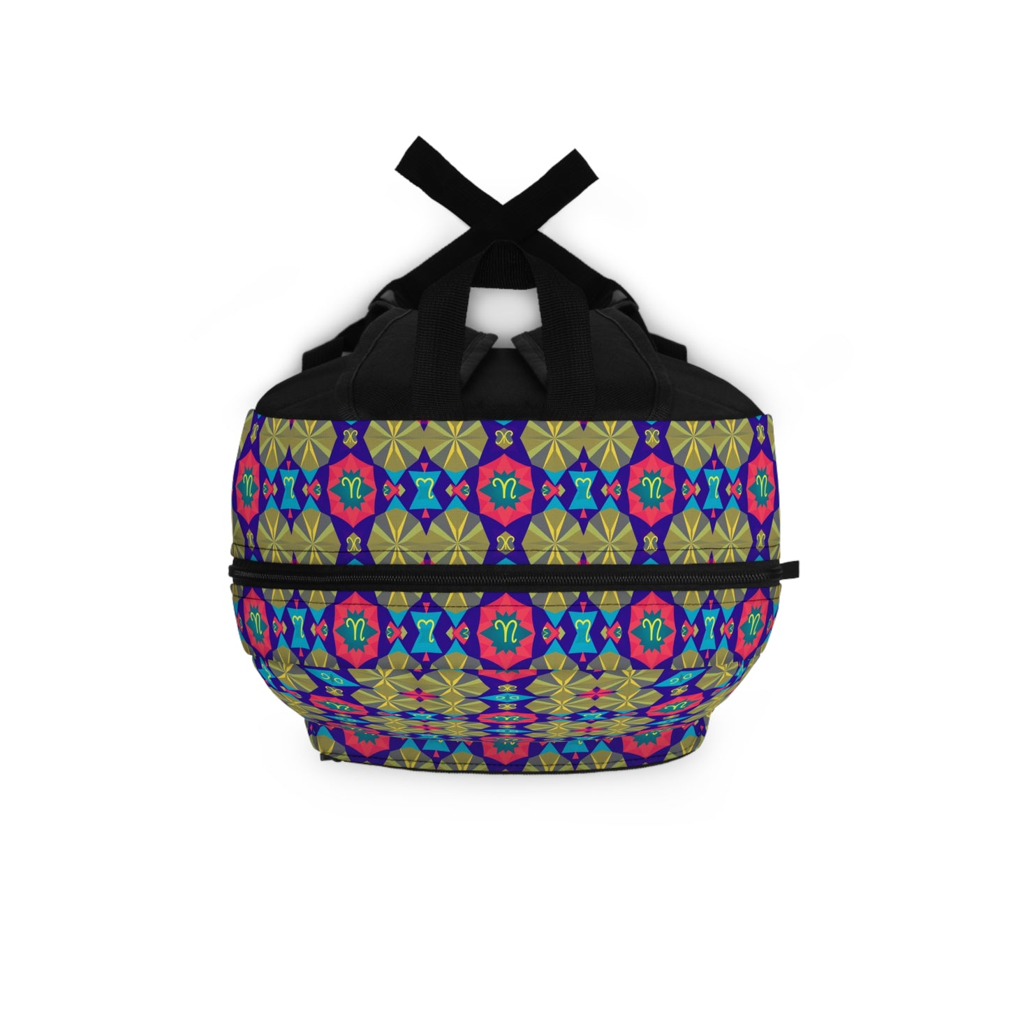 Backpack, Aquarius, Zodiac v1, Shapes Pattern