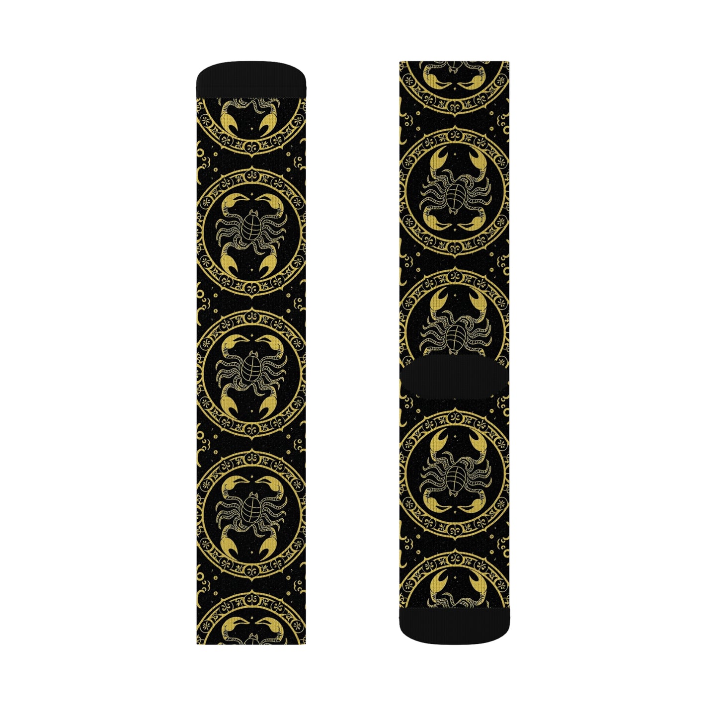 Sublimation Socks, Scorpio, Zodiac v1, Pattern