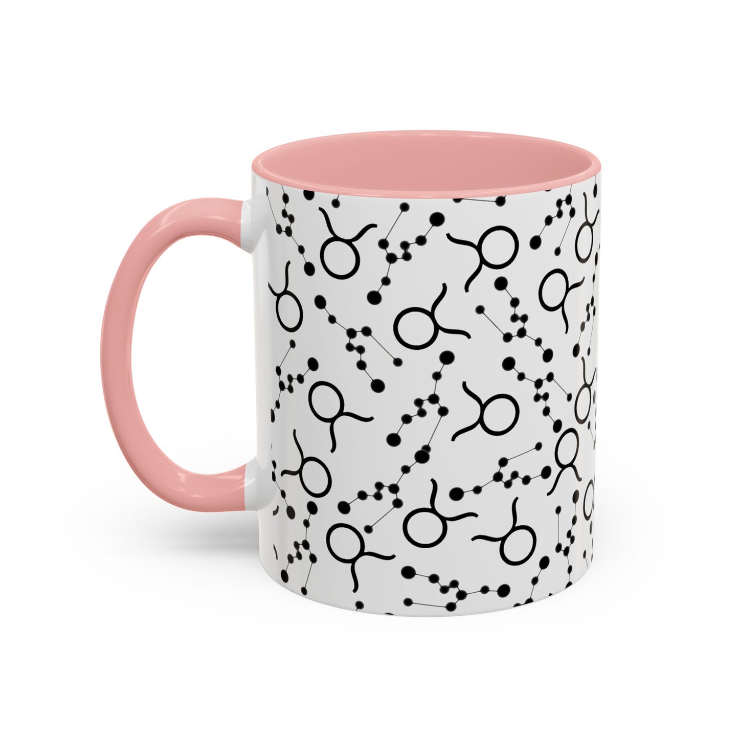Accent Coffee Mug with the Taurus Zodiac sign (11, 15oz)