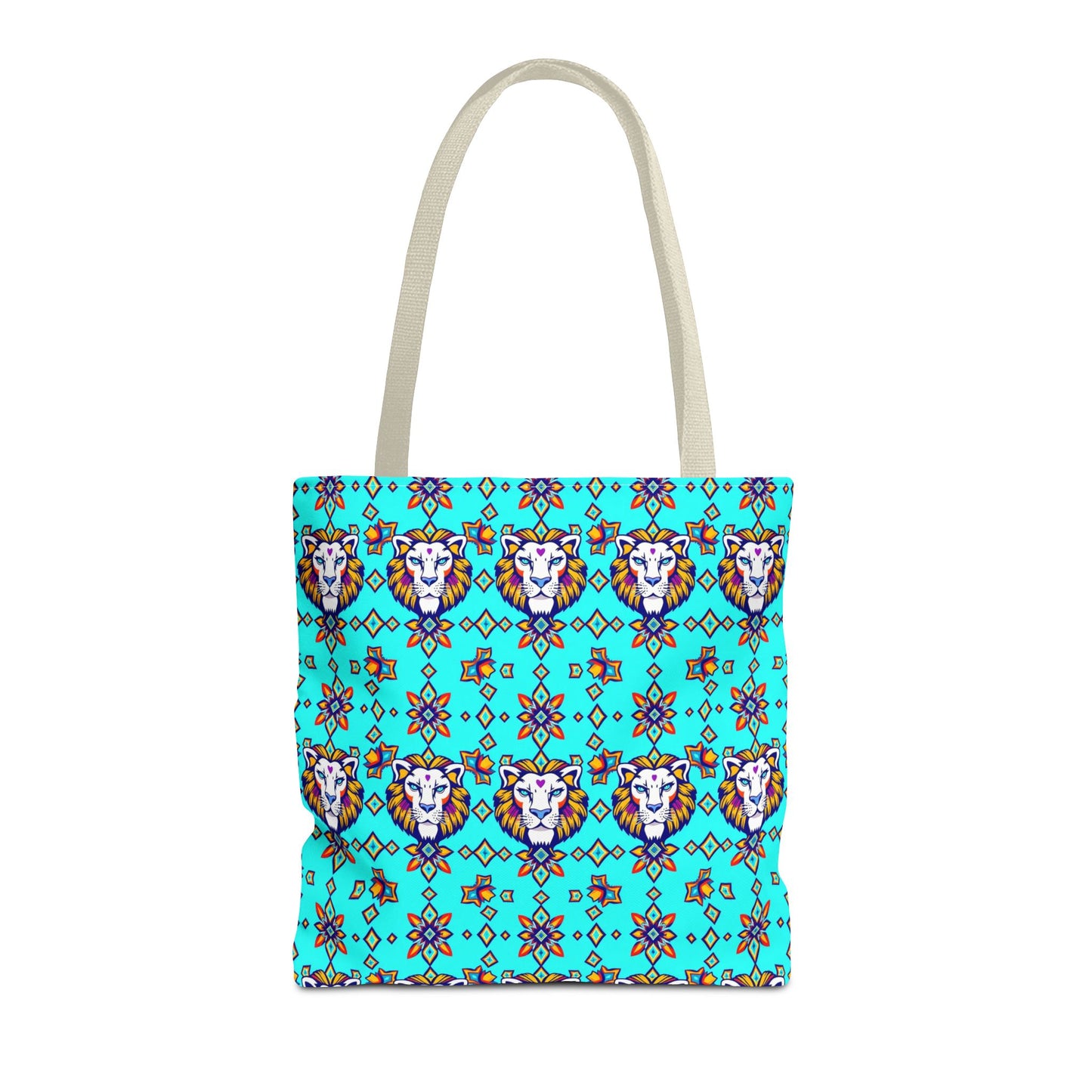 Tote Bag (AOP), Leo, Zodiac v1, Jewel Pattern