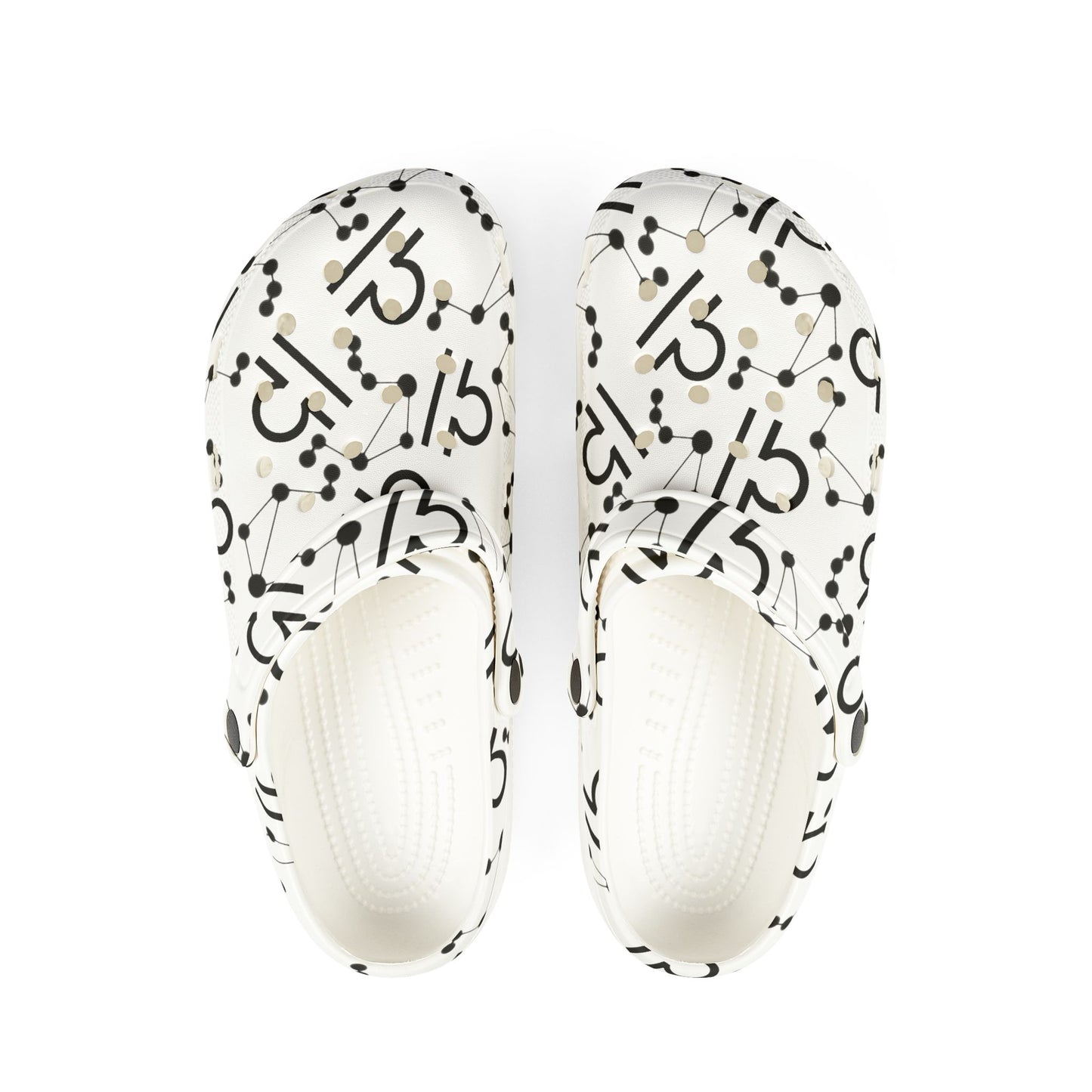 EVA Foam Rubber Shoes (AOP), Material 100% EVA, Libra Zodiac Design