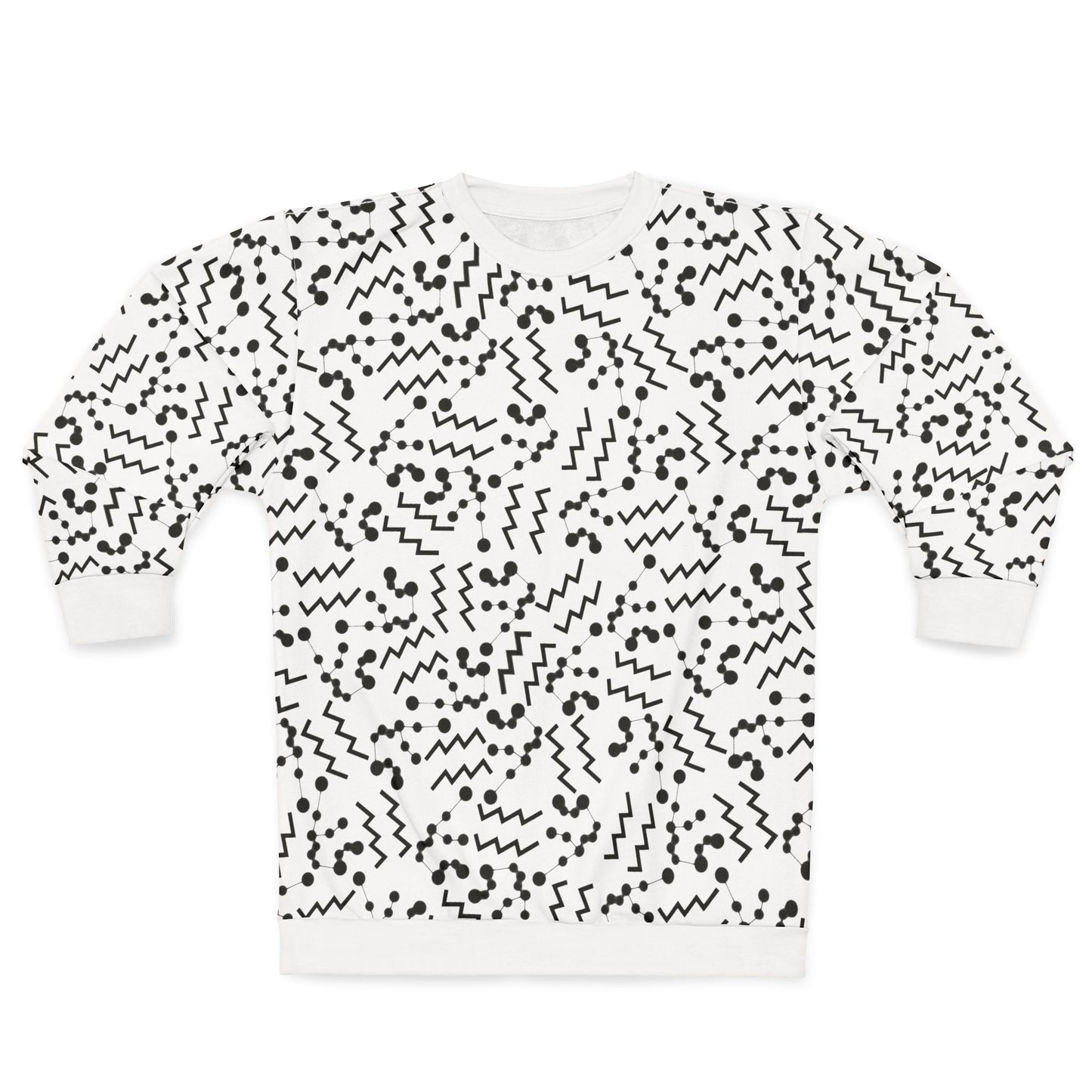 Zodiac AOP Unisex Sweatshirt Aquarius Zodiac Sign