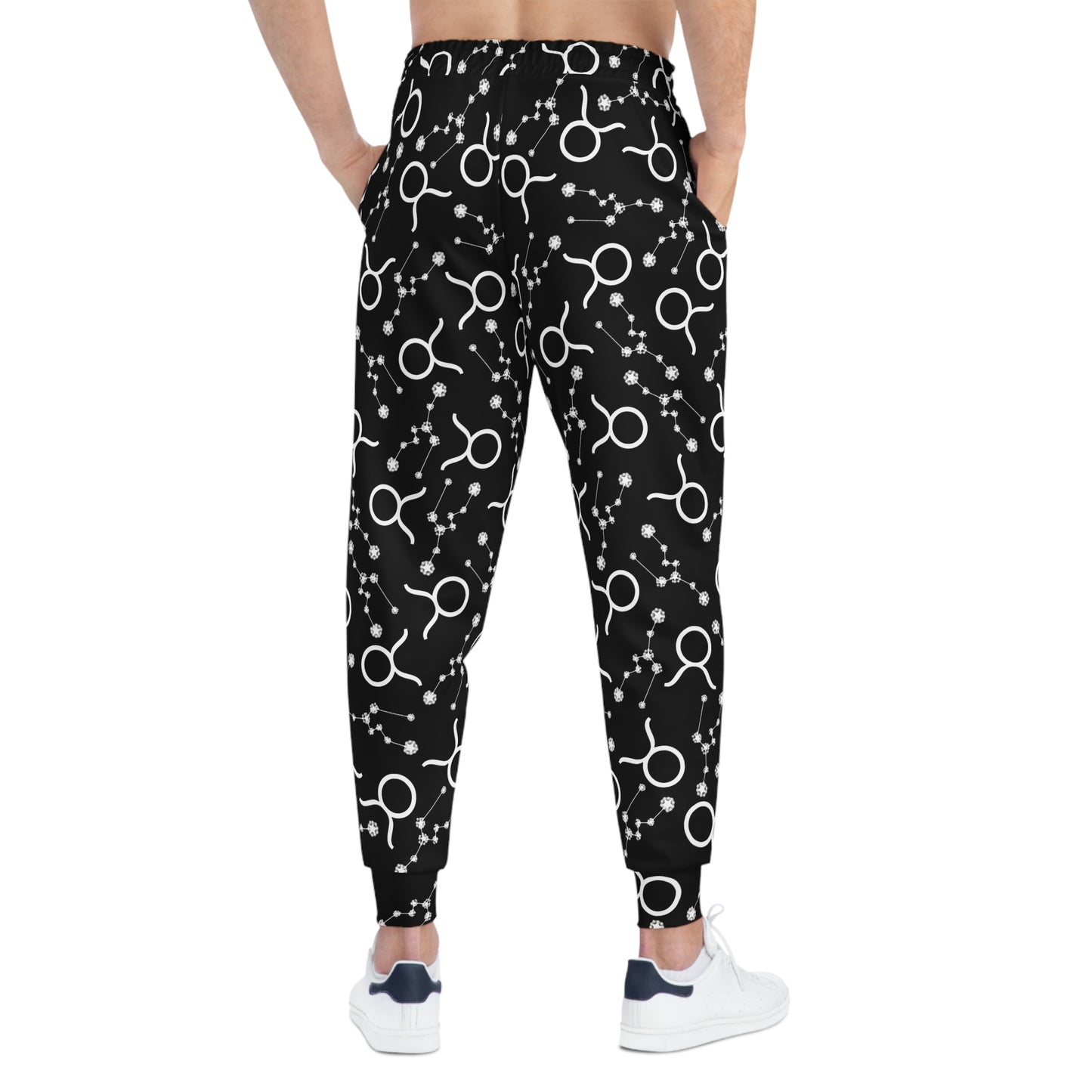 Athletic Joggers Taurus Zodiac sign (AOP)