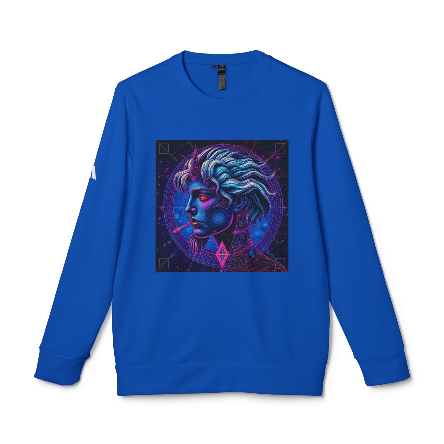 Adidas, Unisex Fleece Crewneck Sweatshirt, Gemini, Pop Art v1, Zodiac