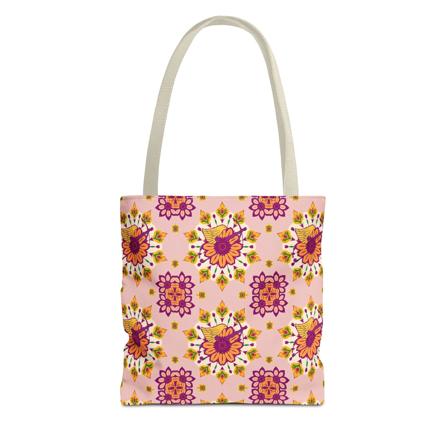 Tote Bag (AOP), Sagittarius, Zodiac, Flower Pattern