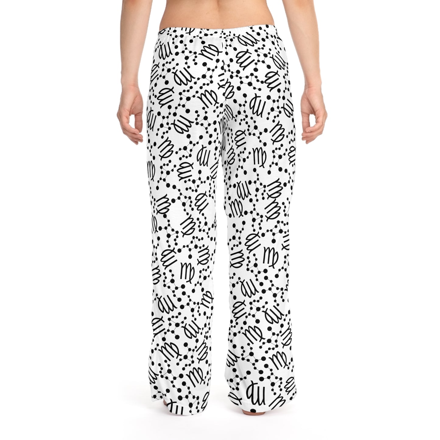 Women's Zodiac Pajama Pants (AOP) Virgo Zodiac Sign