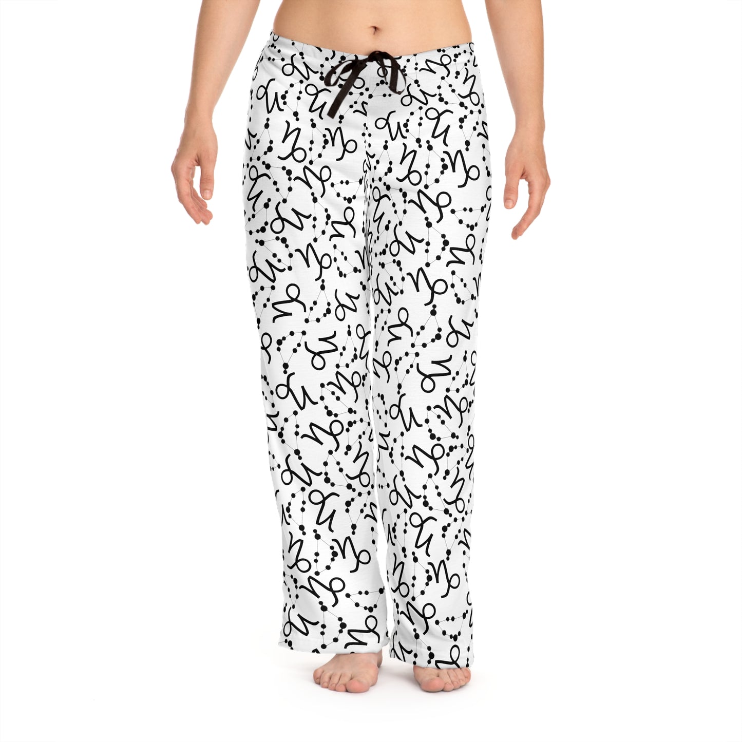 Women's Zodiac Pajama Pants (AOP) Capricorn Zodiac Sign