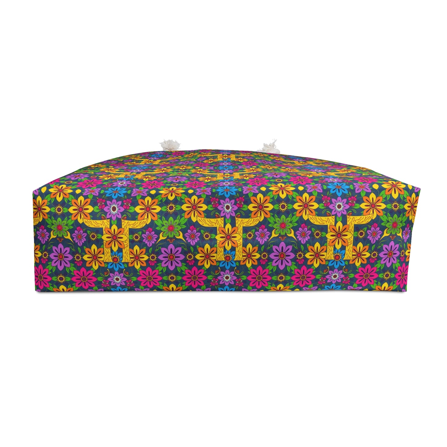Weekender Bag, Gemini, Zodiac v4, Flower Pattern