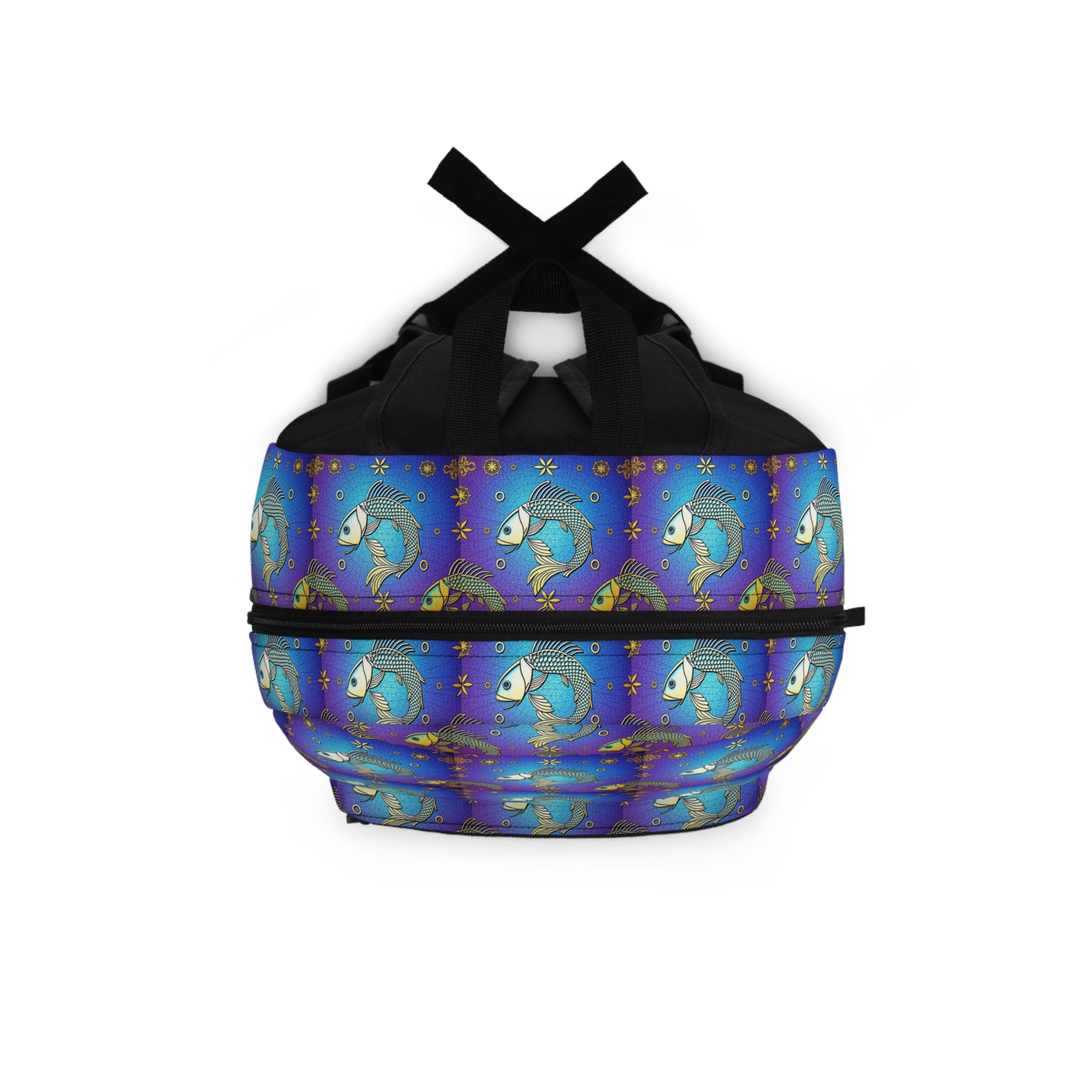 Backpack, Pisces, Zodiac, Metal Pattern