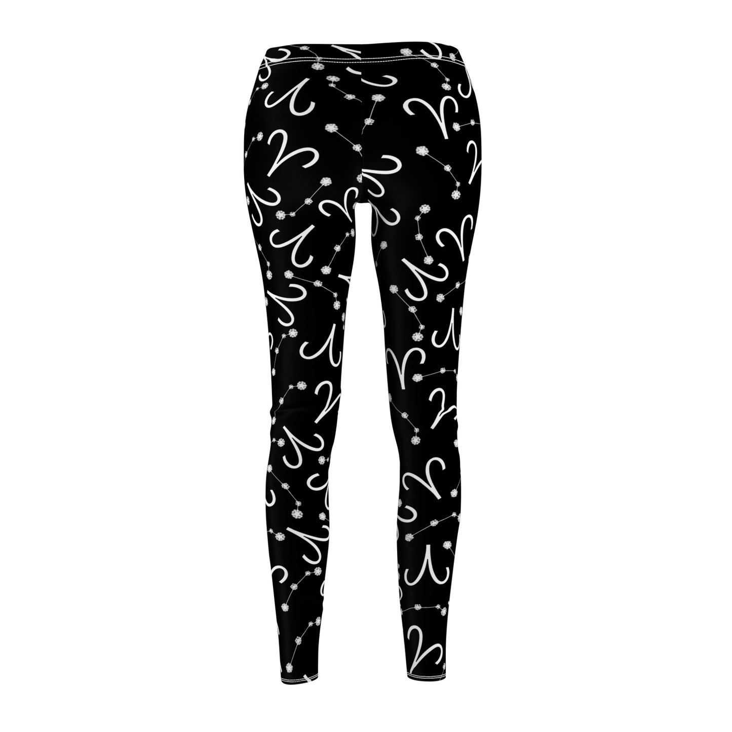 Women's Zodiac Cut & Sew Casual Leggings Aries Zodiac sign