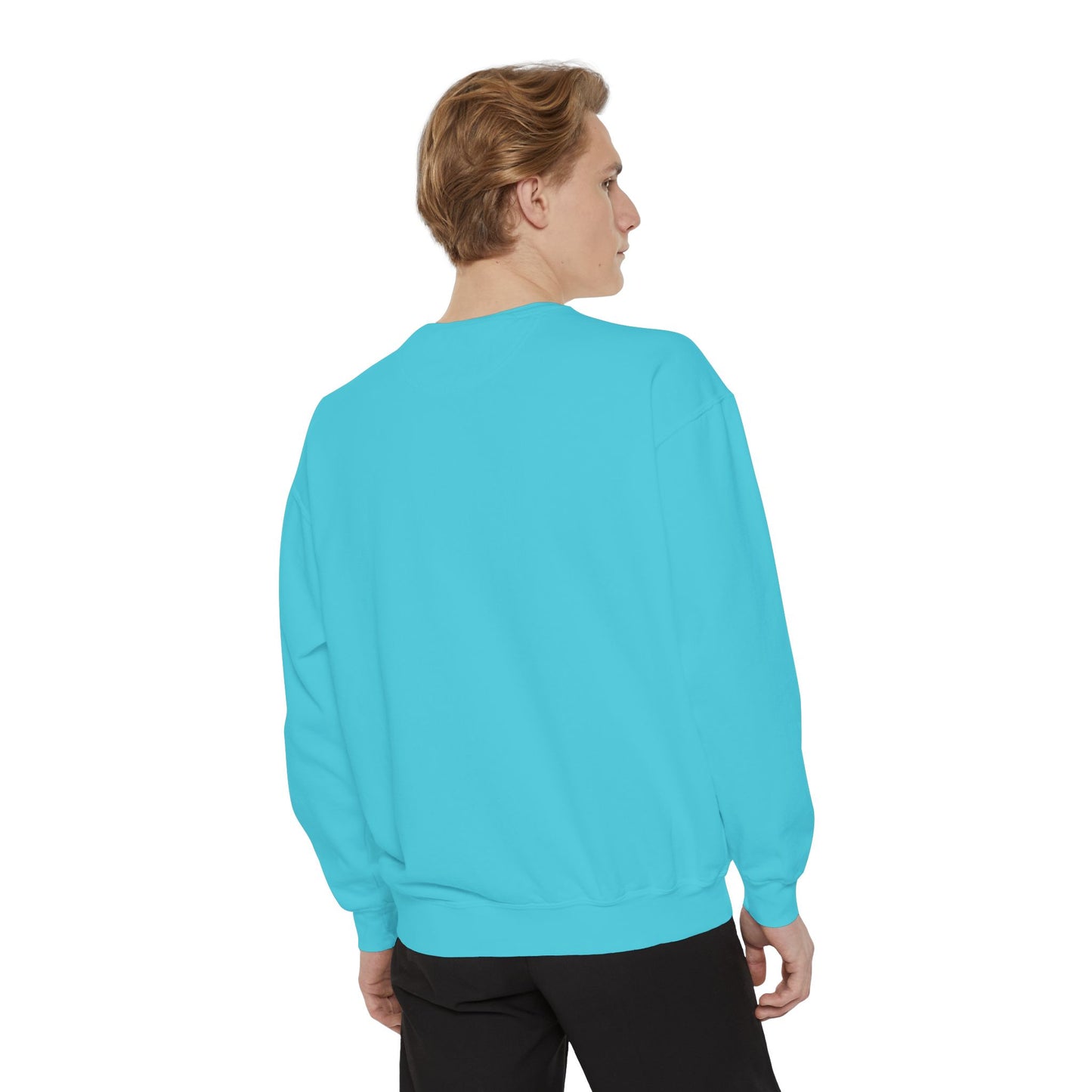 Garment-Dyed Sweatshirt, Unisex, Space Symbol Design v1, Sagittarius