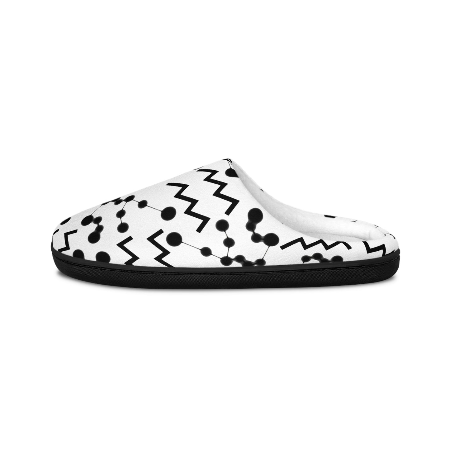 Women's Indoor Slippers, Aquarius Zodiac Sign