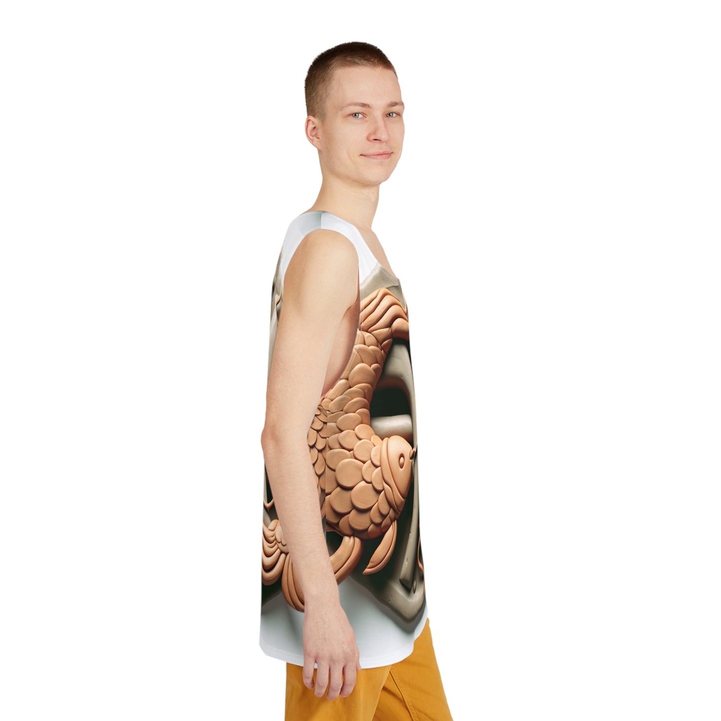 Men's Tank (AOP), Regular fit, Pisces Space Zodiac Sign