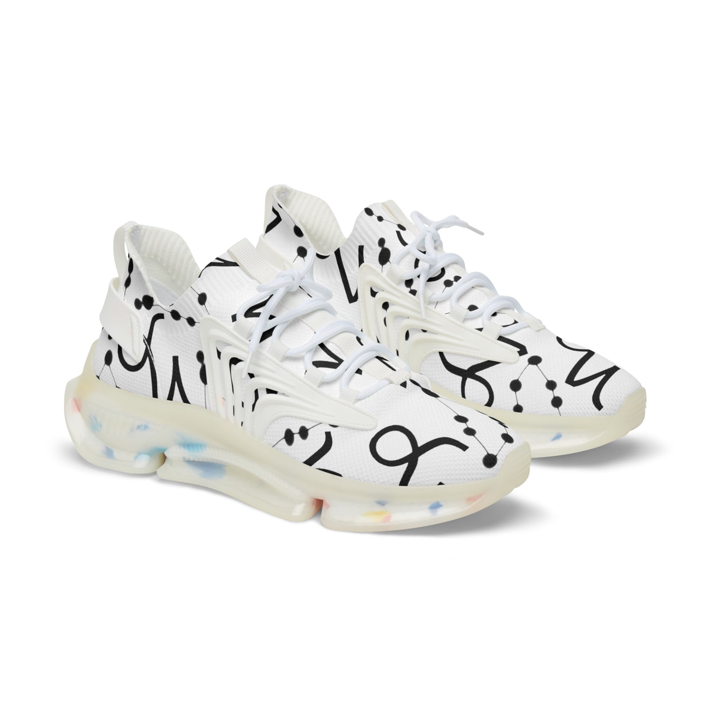 Men's Mesh Sneakers, Capricorn Zodiac Sign, all over print