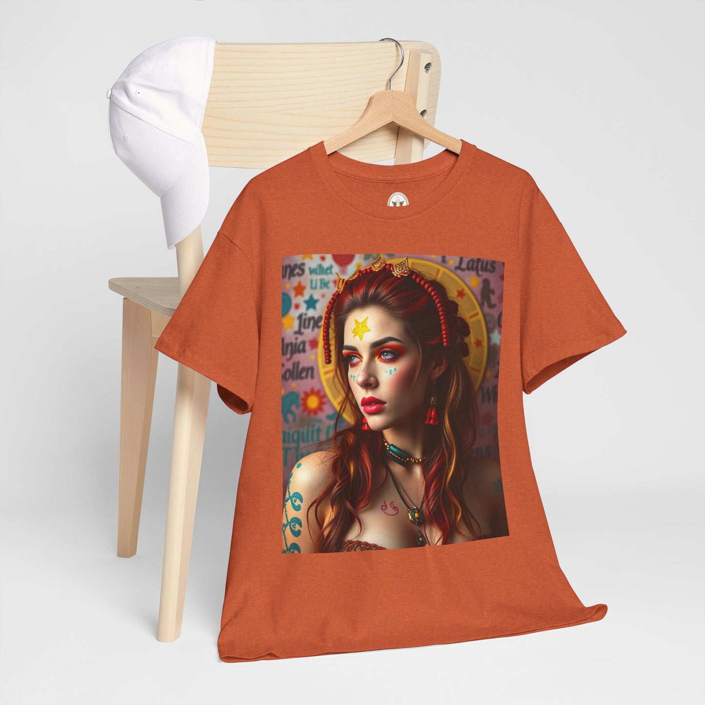 Unisex Heavy Cotton T-Shirt, Sagittarius, Zodiac, Sexy Art