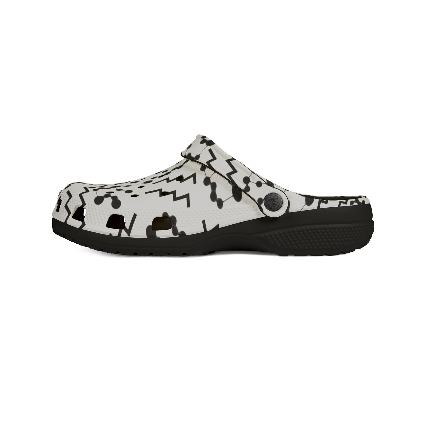 EVA Foam Rubber Shoes (AOP), Material 100% EVA, Aquarius Zodiac Design