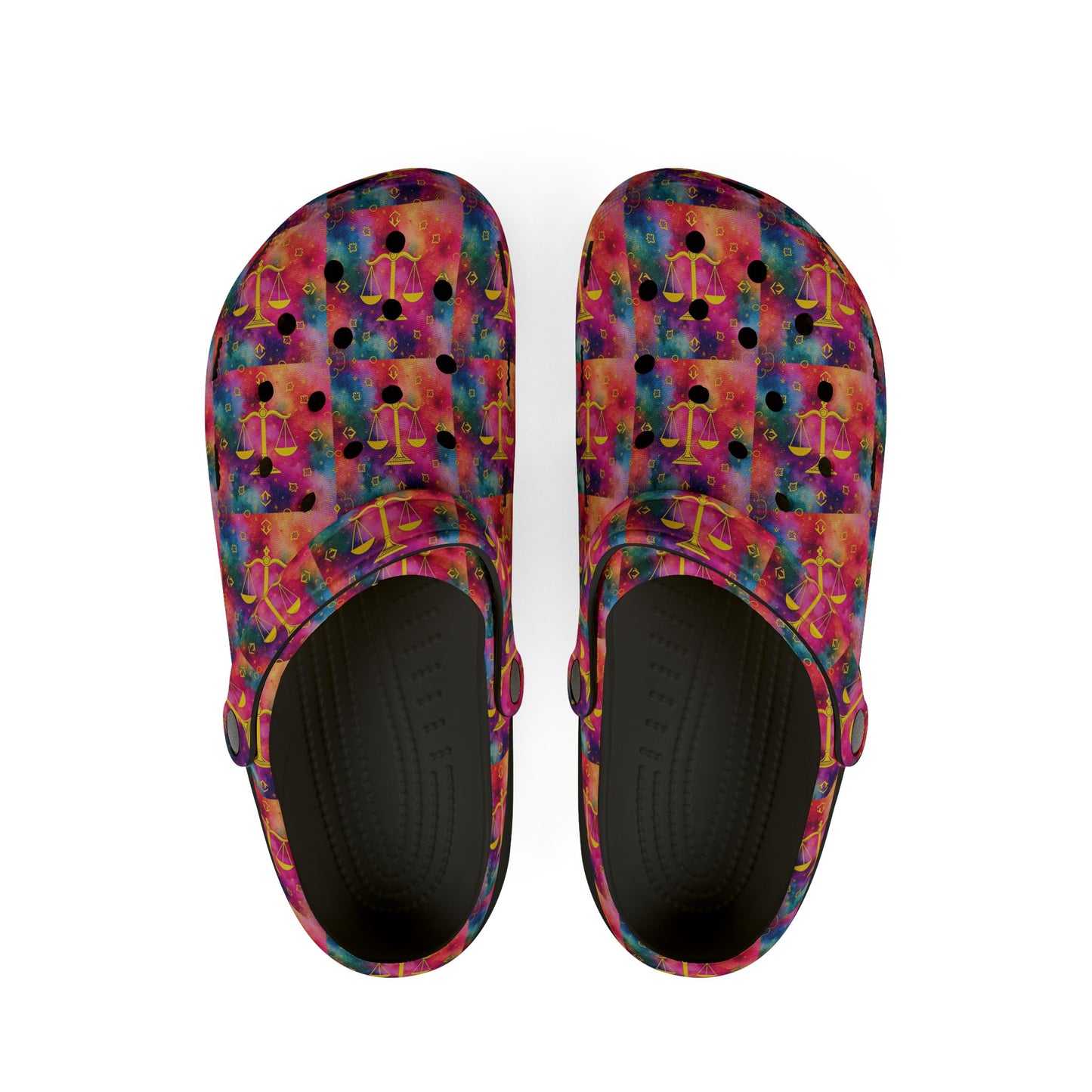 EVA Foam Rubber Shoes, (AOP), Libra, Zodiac v4, Pattern